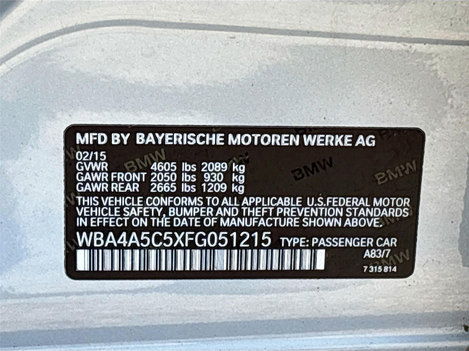 2015 BMW 4 Series 428i