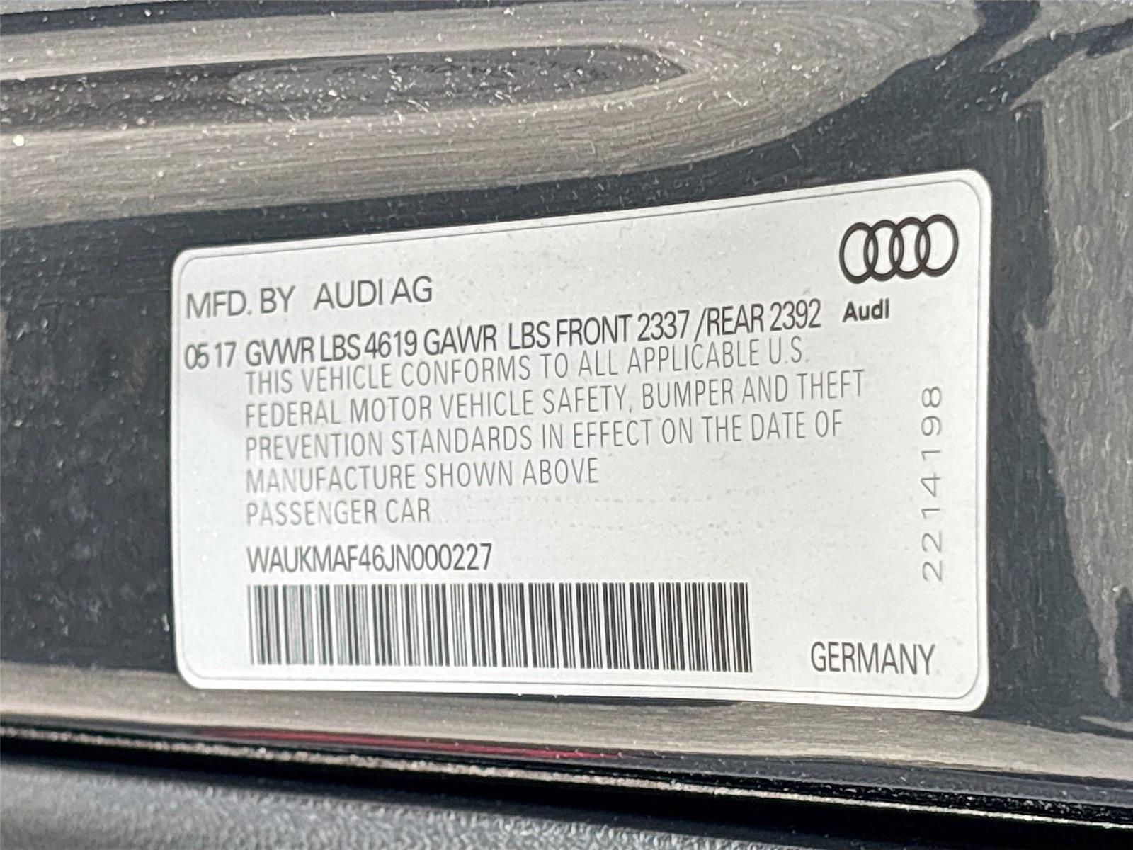 2018 Audi A4 Premium