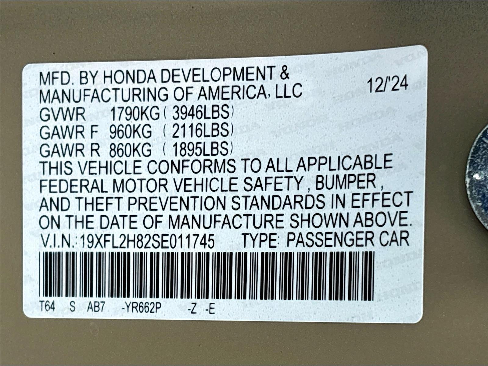 2025 Honda Civic Sport