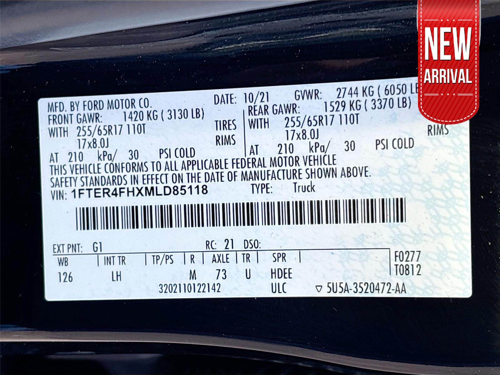 2021 Ford Ranger XLT