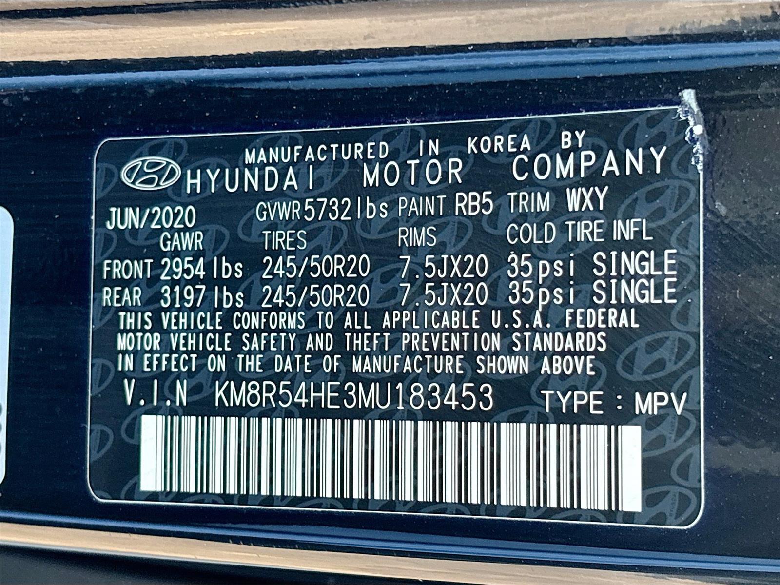 2021 Hyundai Palisade Limited