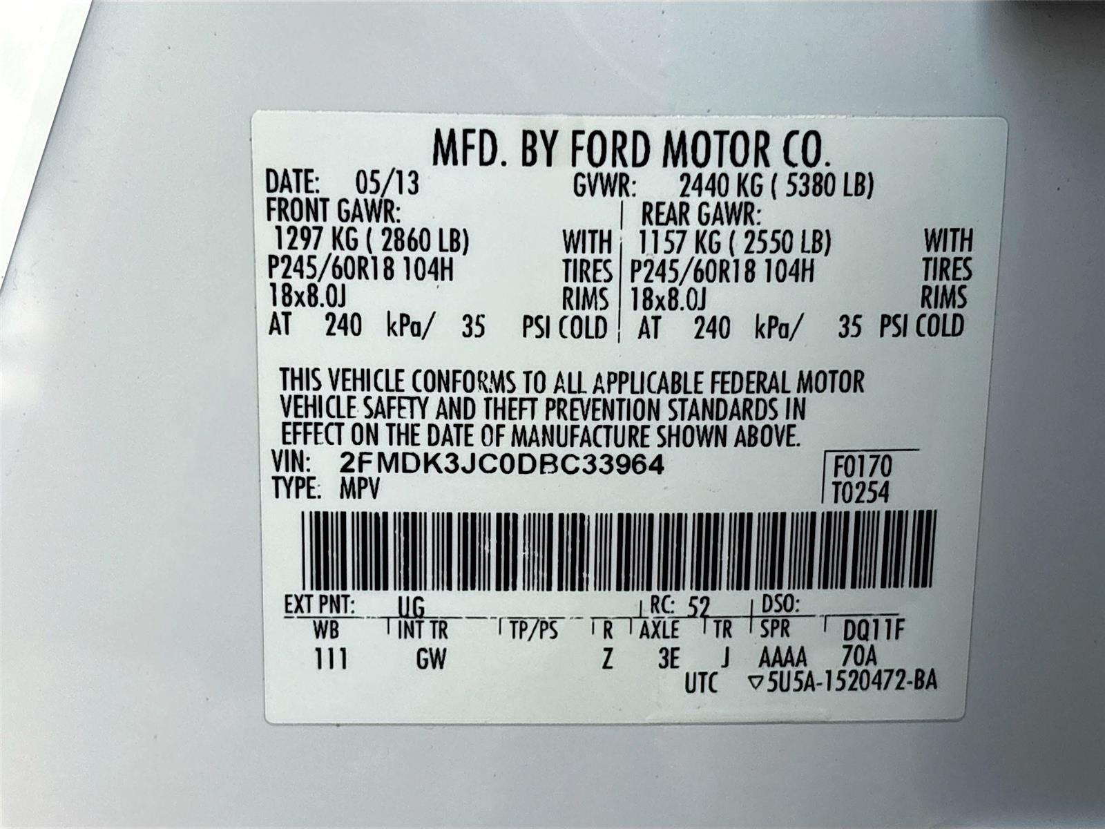 2013 Ford Edge SEL