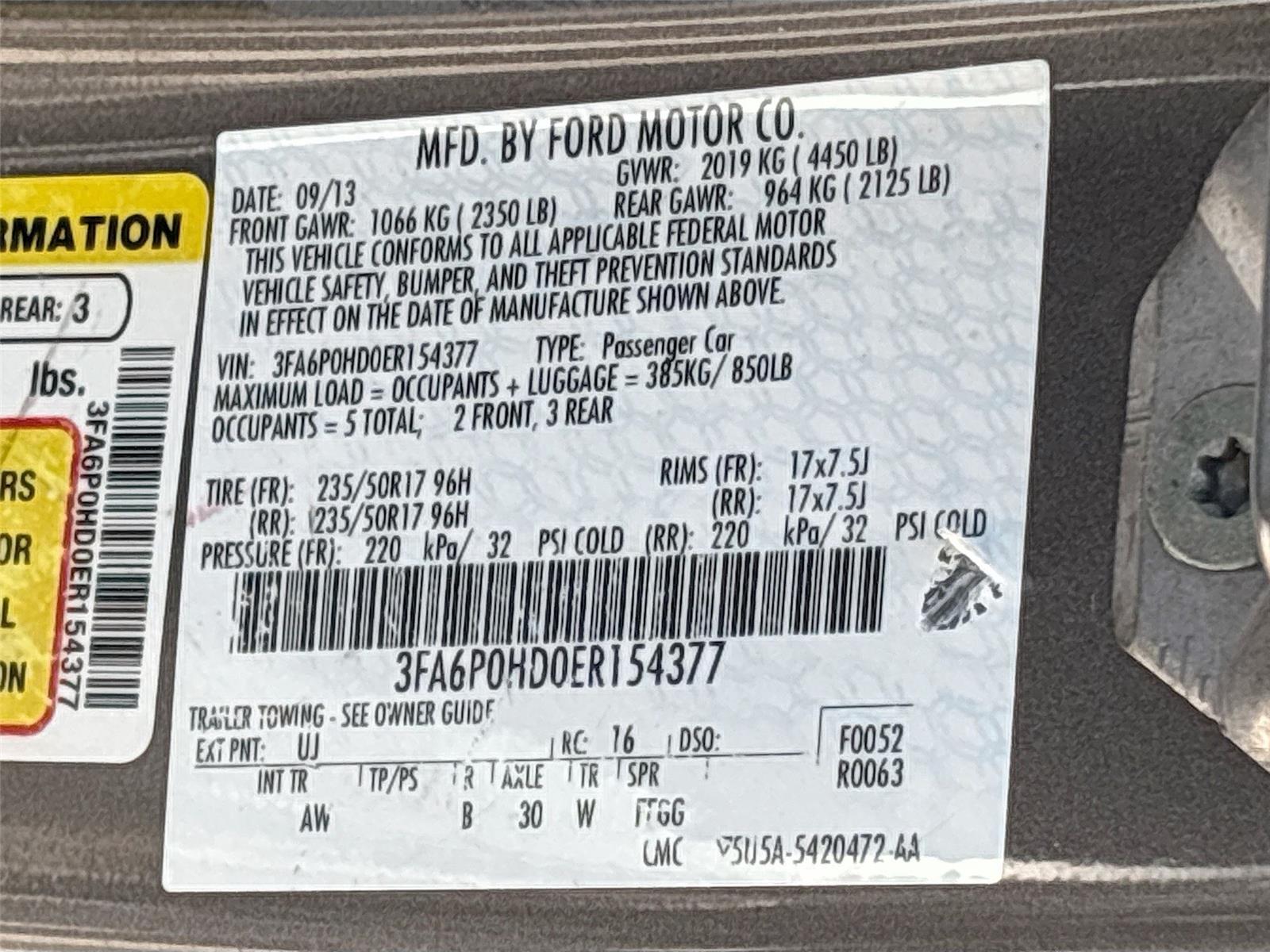 2014 Ford Fusion SE