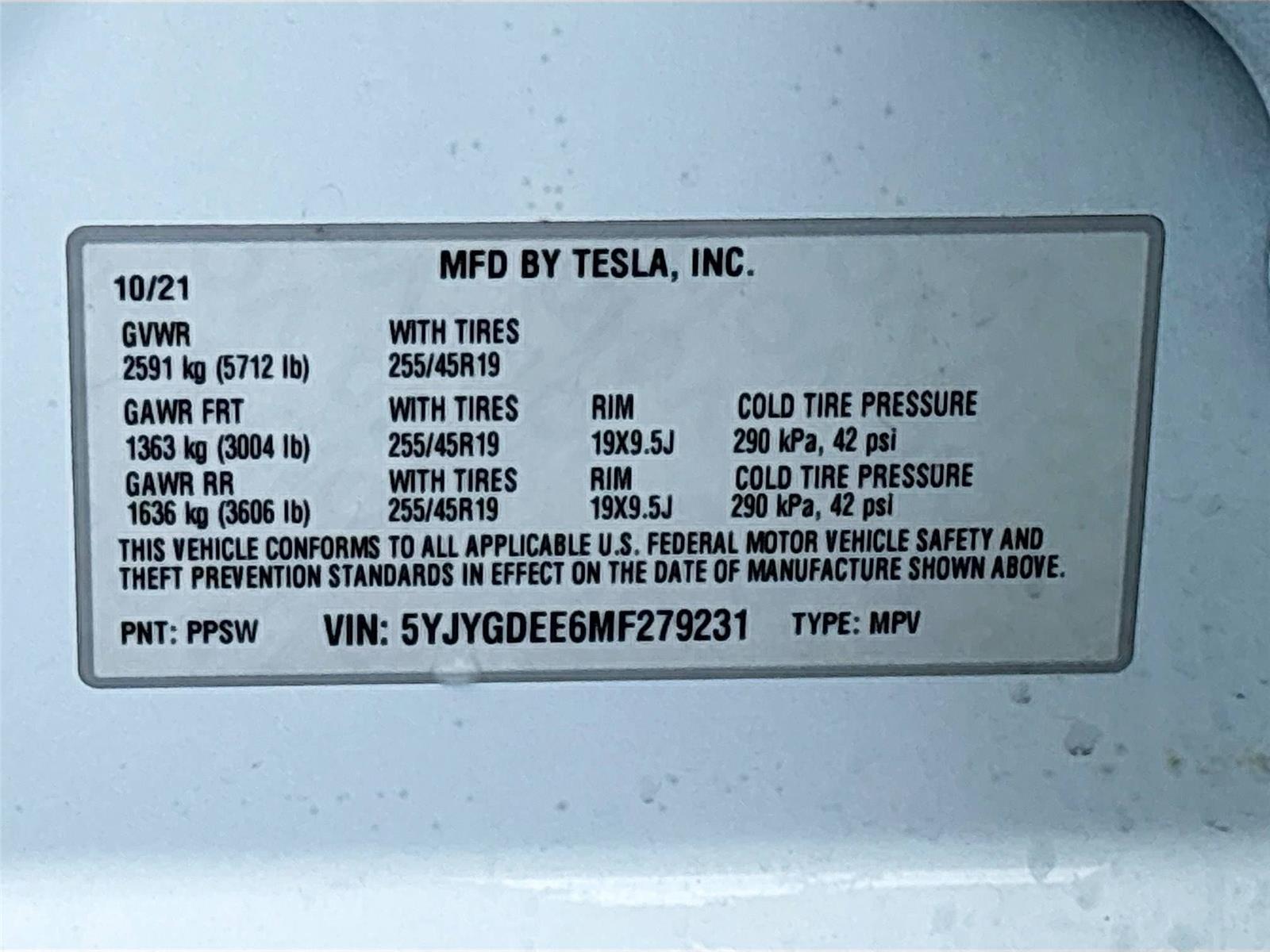 2021 Tesla Model Y Long Range