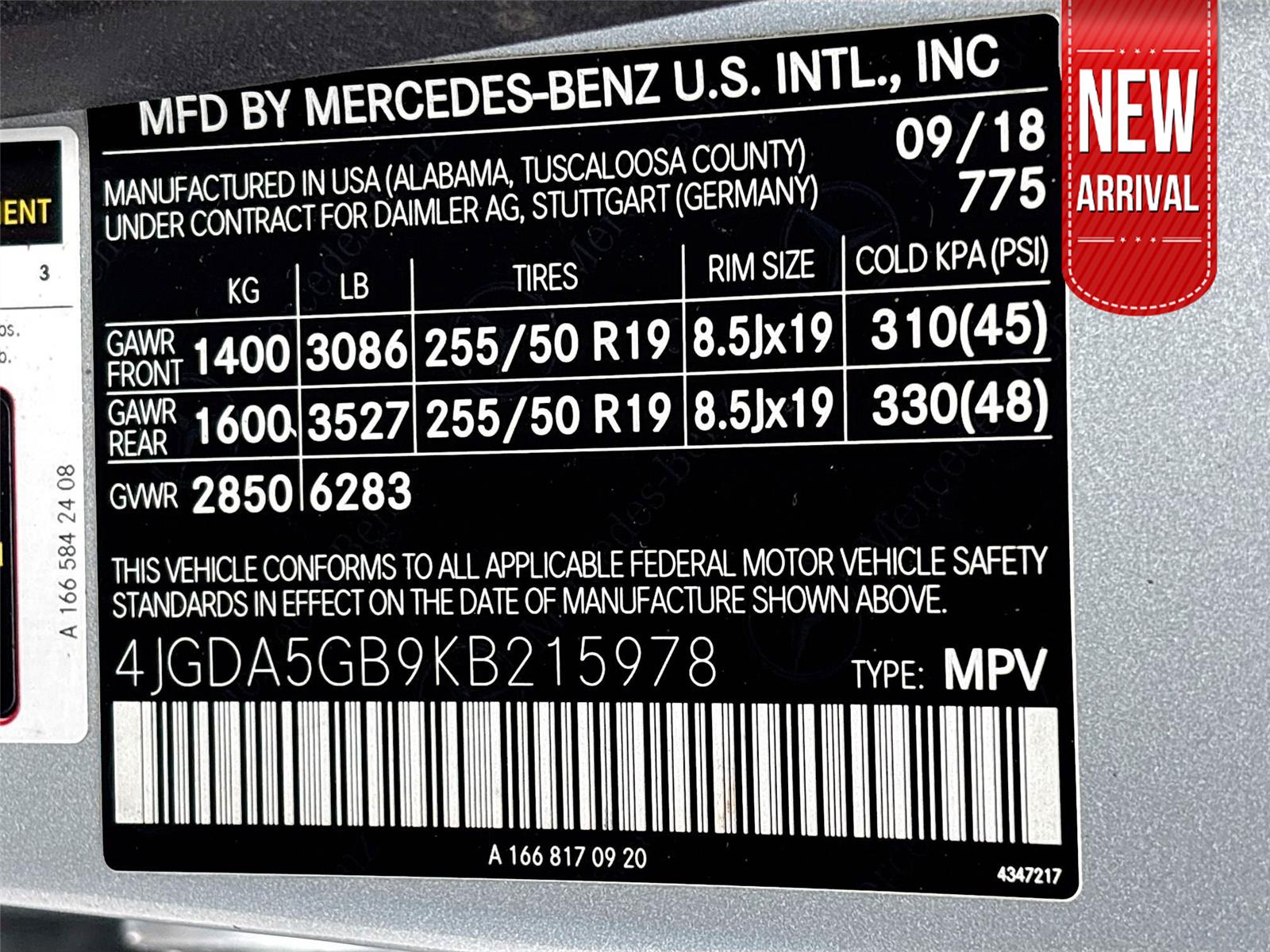 2019 Mercedes-Benz GLE GLE 400