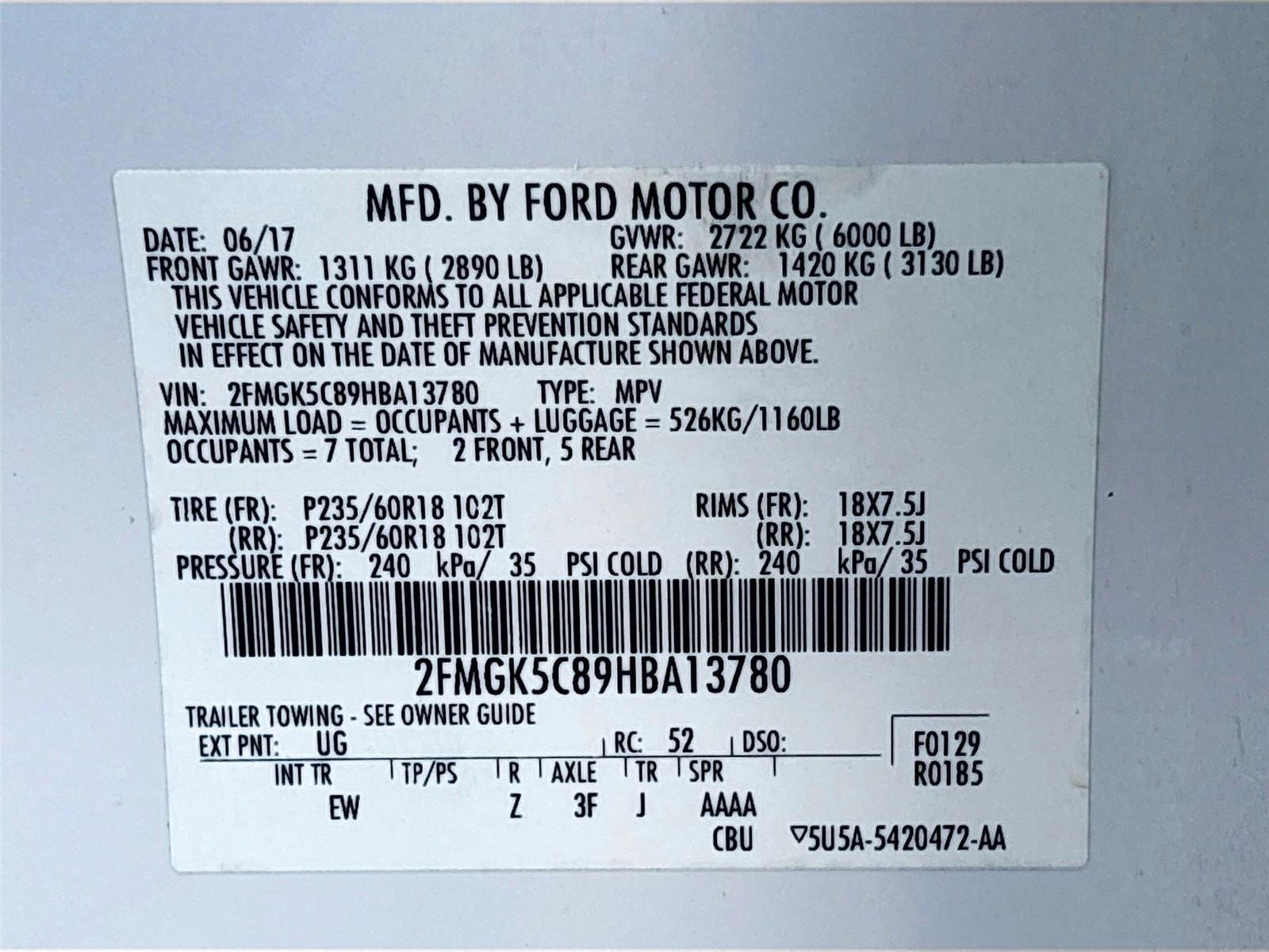 2017 Ford Flex SEL