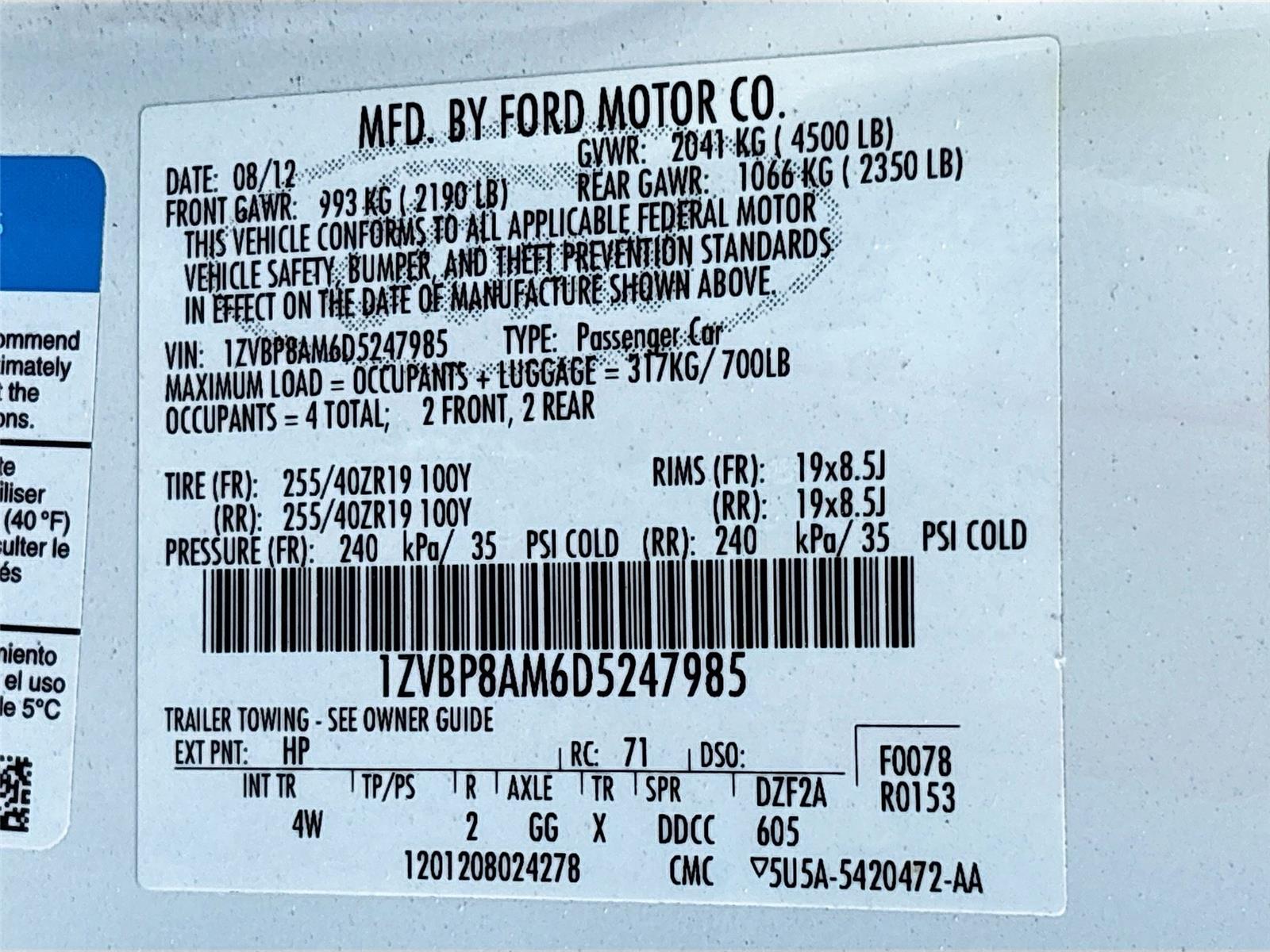 2013 Ford Mustang V6 Premium