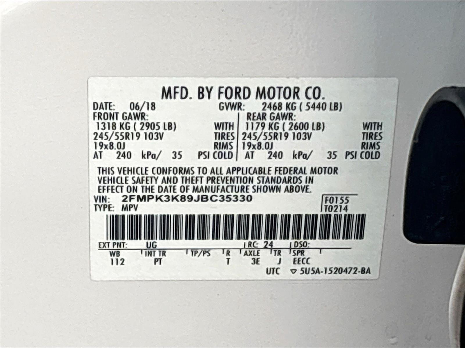 2018 Ford Edge Titanium