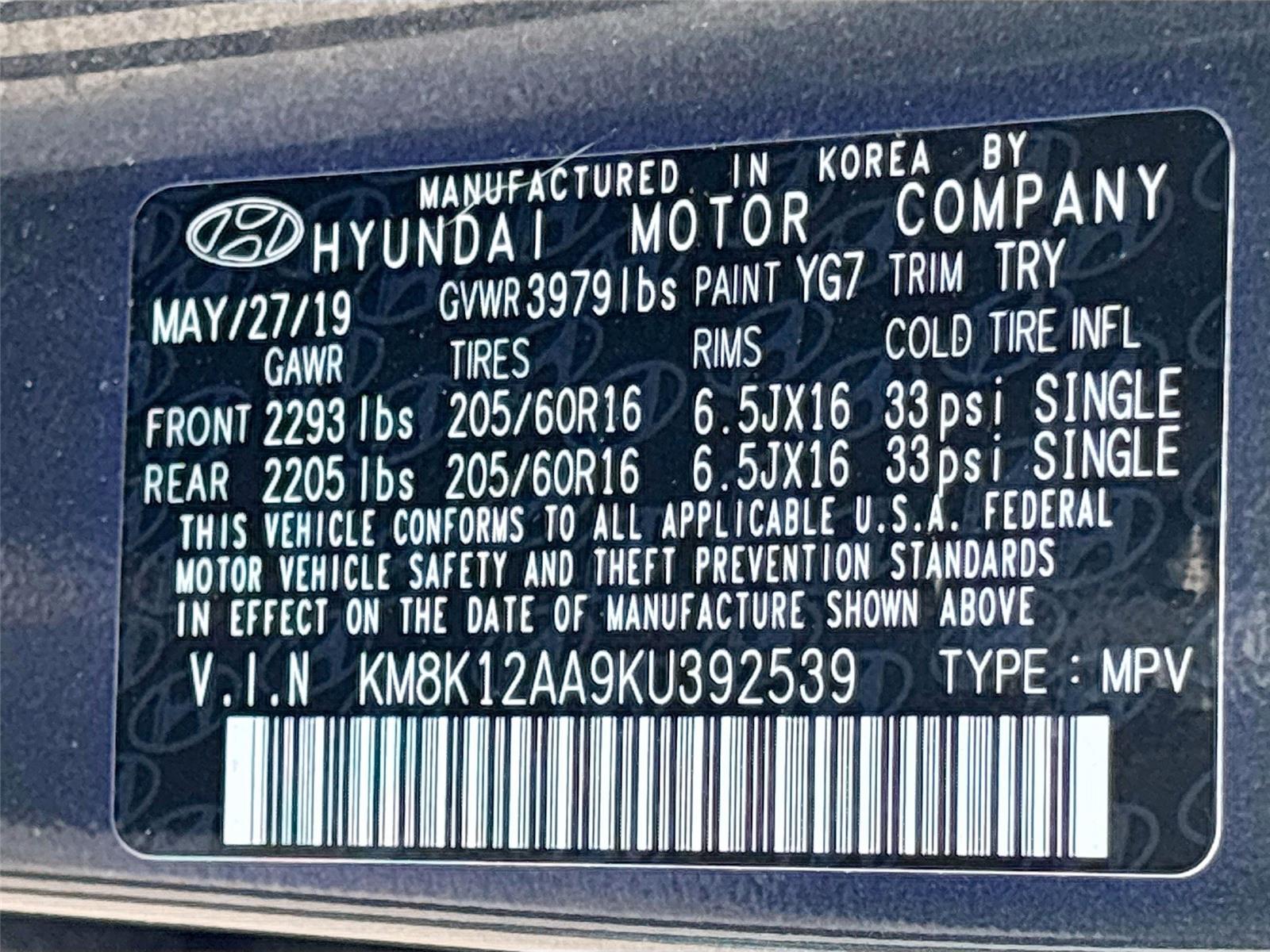 2019 Hyundai Kona SE