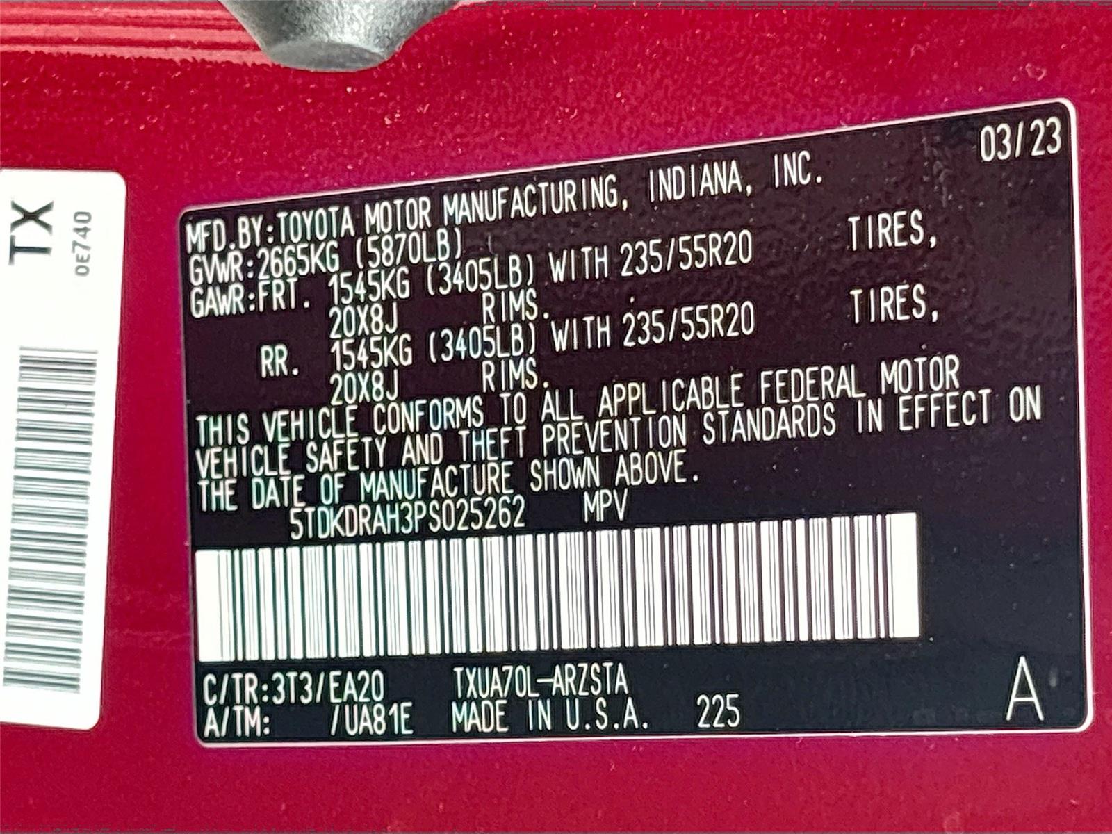 2023 Toyota Highlander XSE