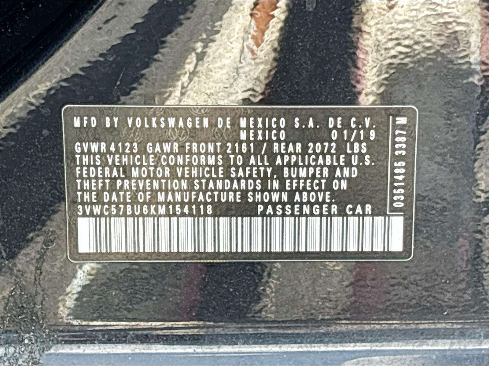 2019 Volkswagen Jetta S