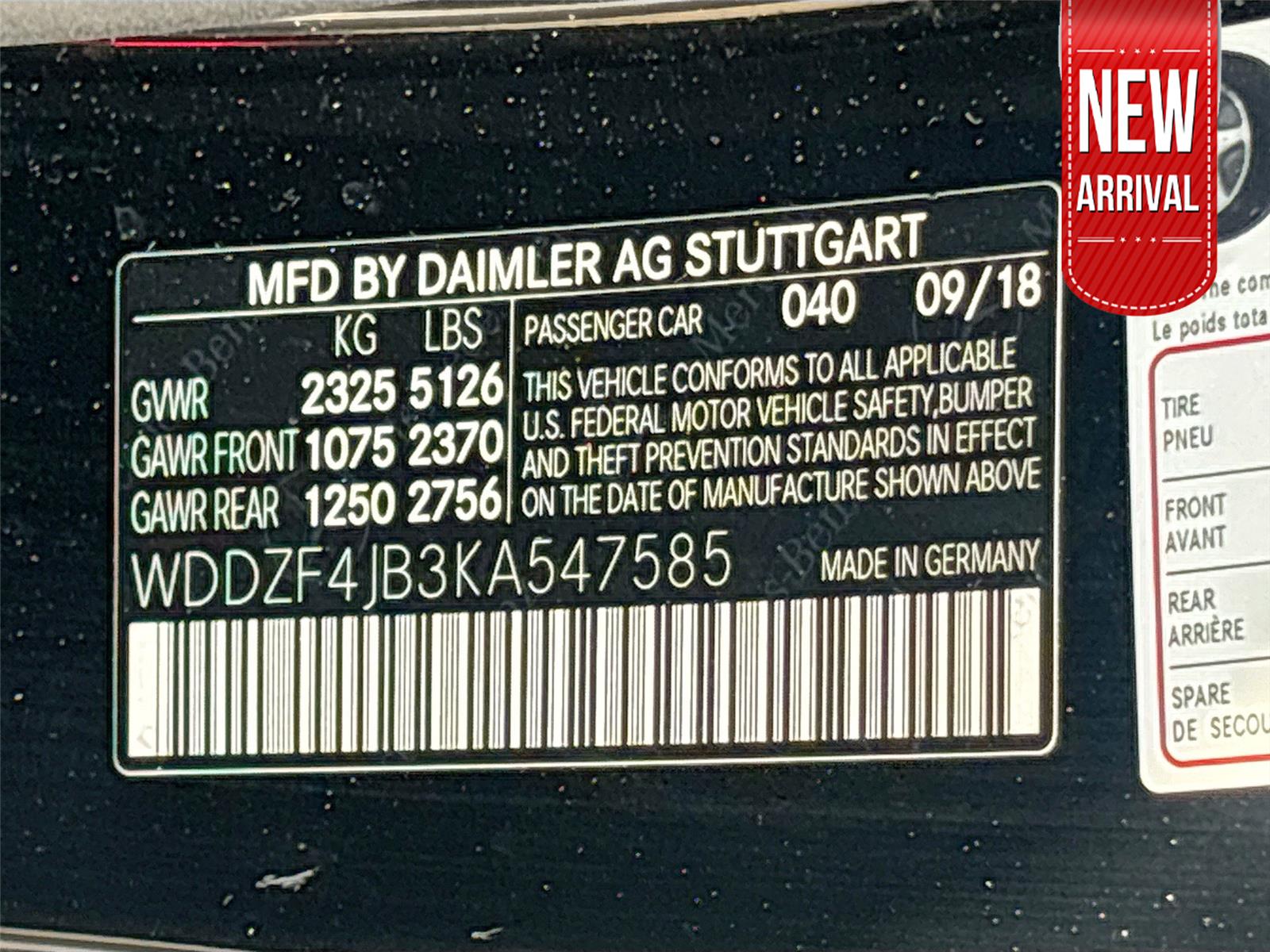 2019 Mercedes-Benz E-Class E 300