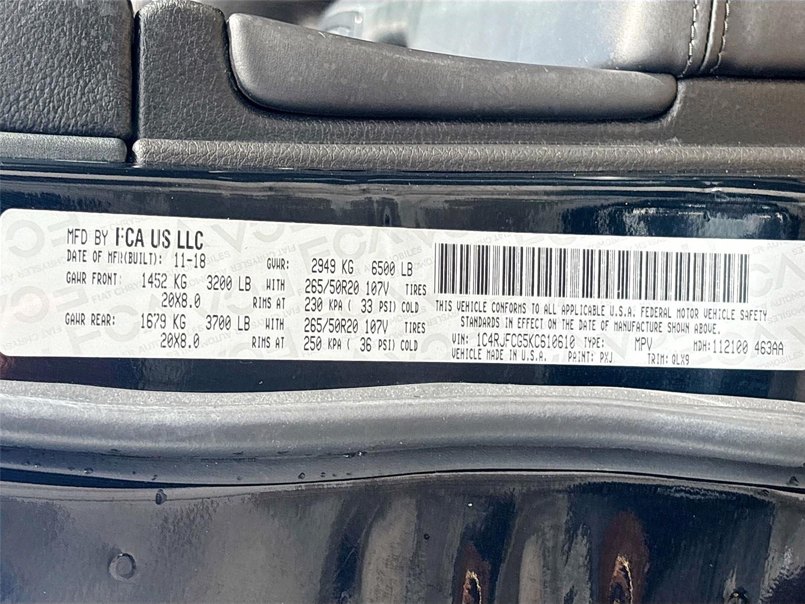 2019 Jeep Grand Cherokee High Altitude