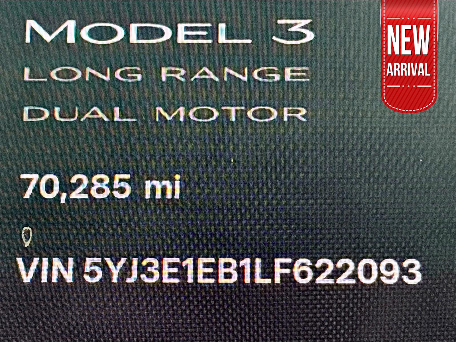 2020 Tesla Model 3 Long Range