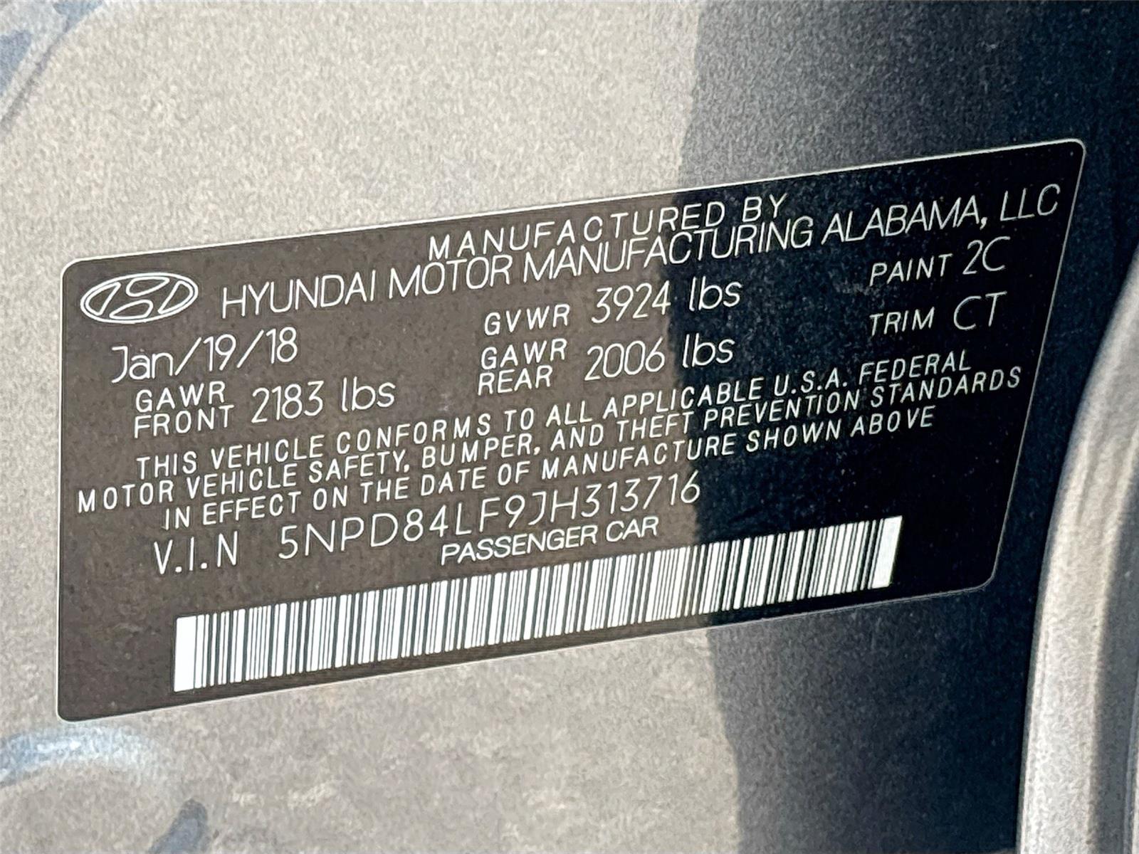 2018 Hyundai Elantra SEL