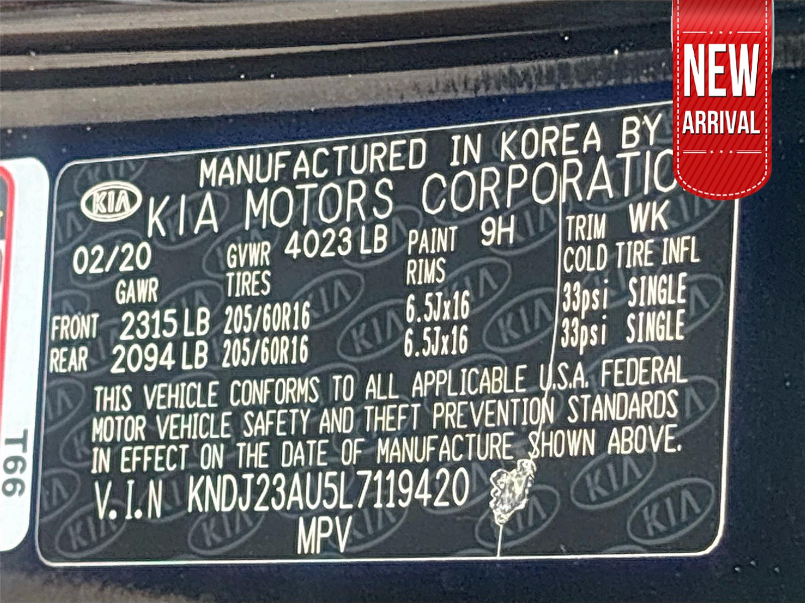 2020 KIA SOUL LX/X LINE/