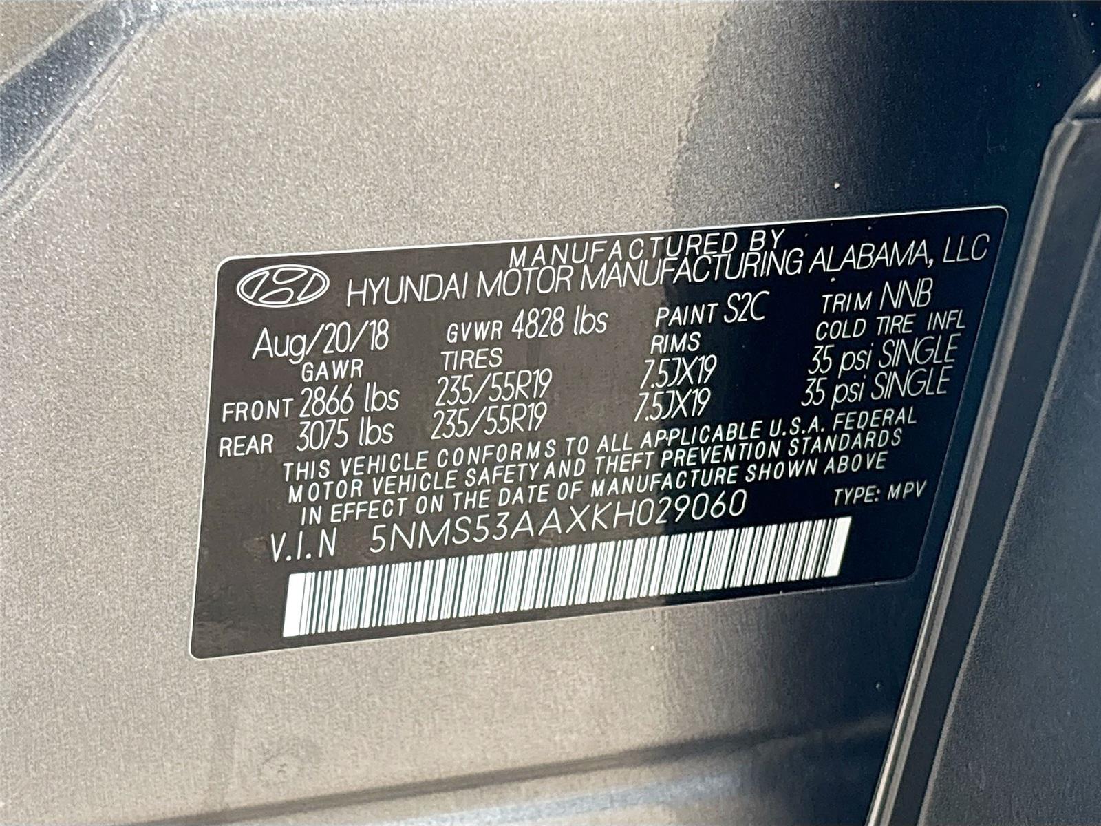 2019 Hyundai Santa Fe Ultimate