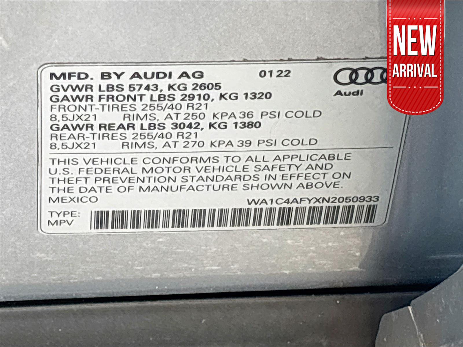 2022 Audi SQ5 Prestige