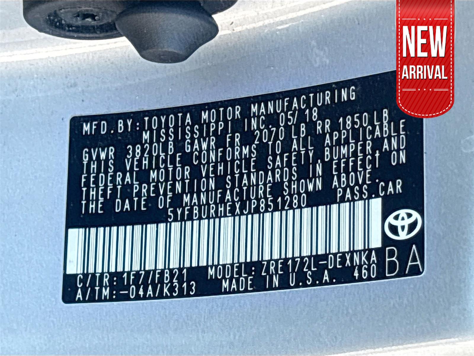 2018 Toyota Corolla LE