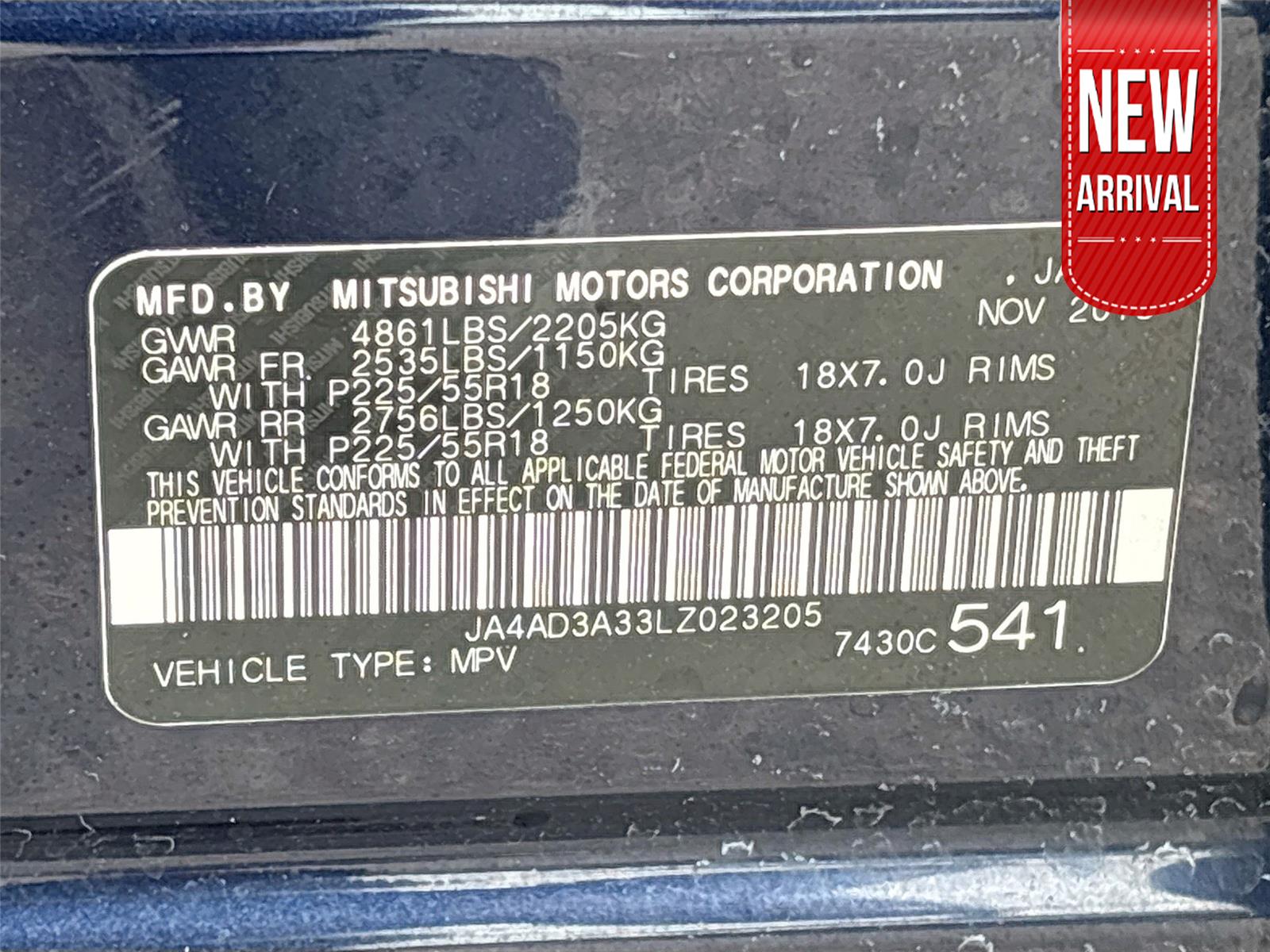 2020 Mitsubishi Outlander SE