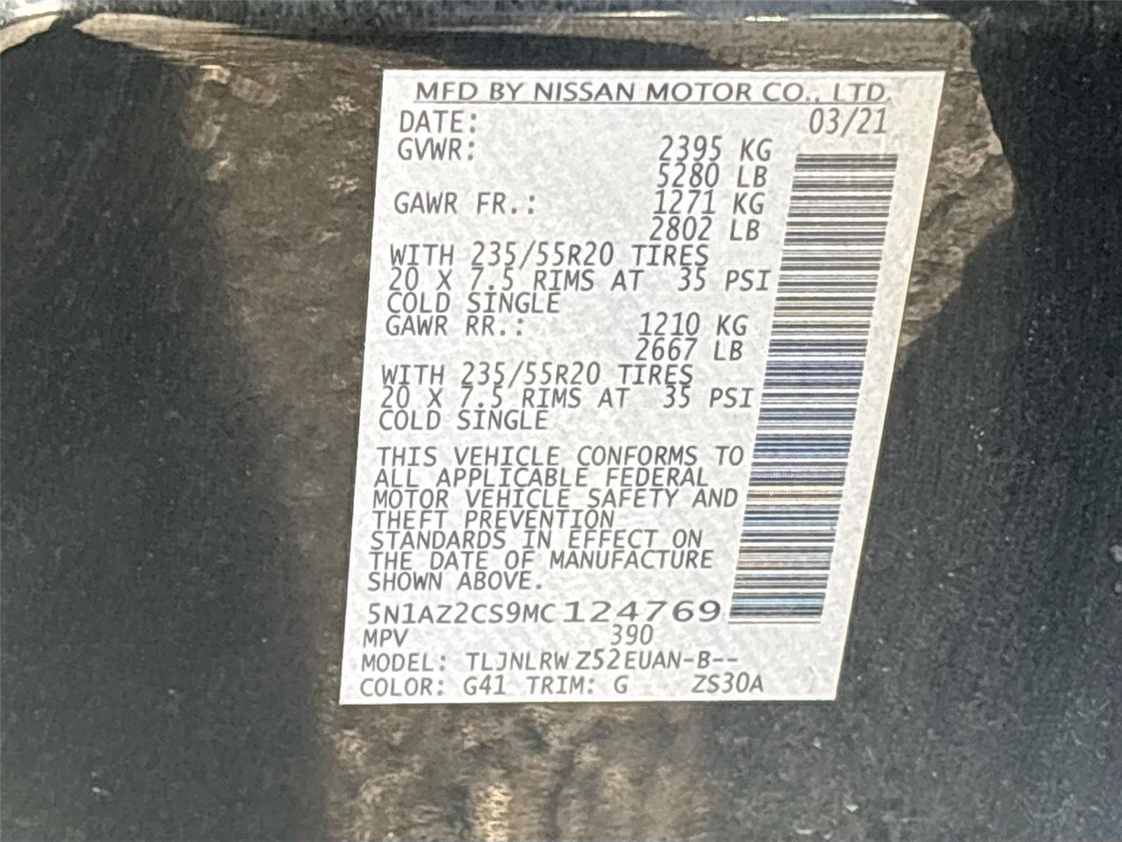2021 Nissan Murano SL
