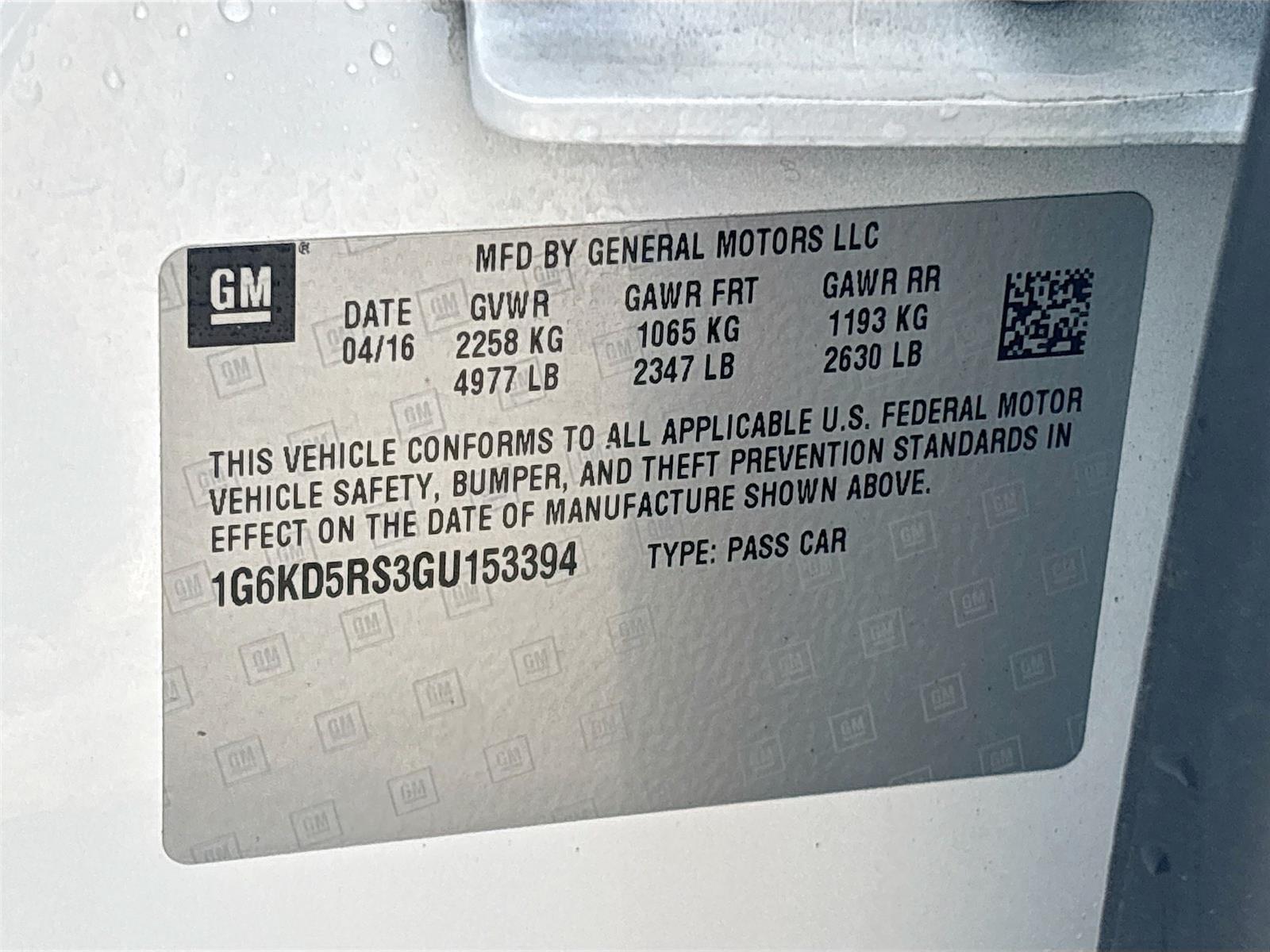 2016 Cadillac CT6 Luxury AWD