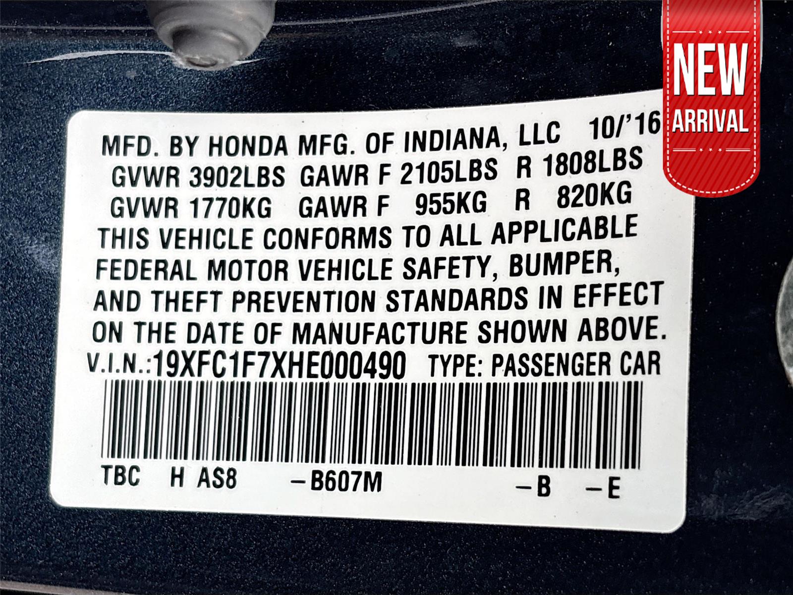 2017 Honda Civic EX-L