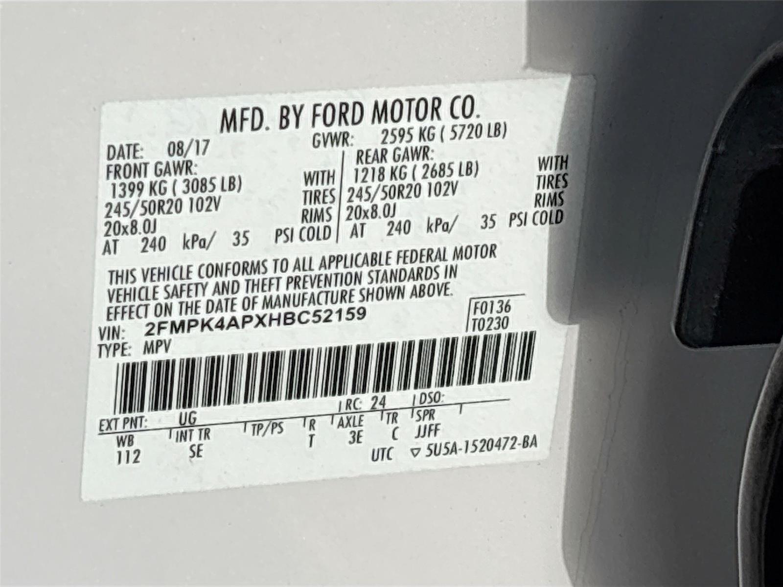 2017 Ford Edge Sport