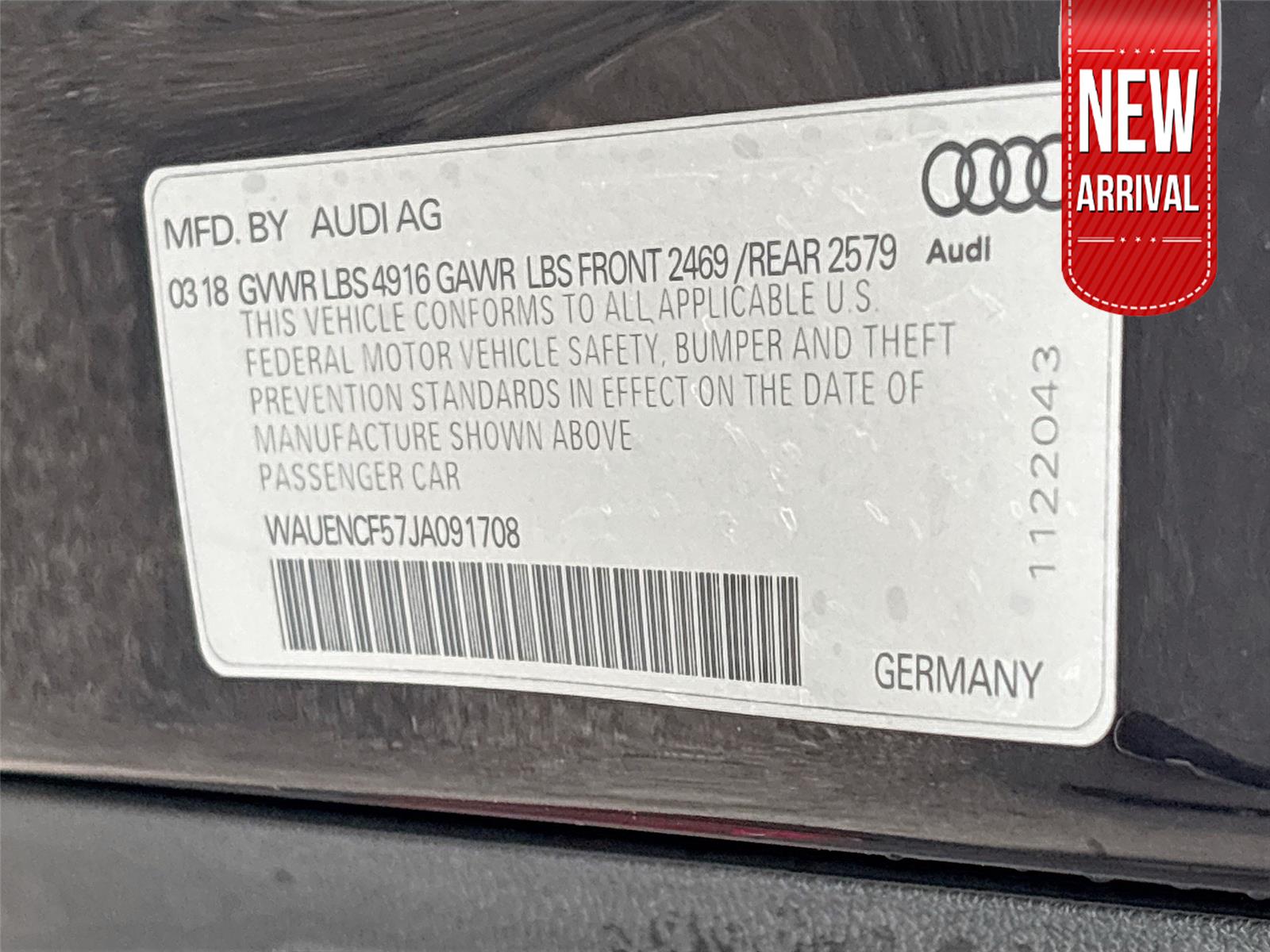 2018 Audi A5 Sportback Premium Plus