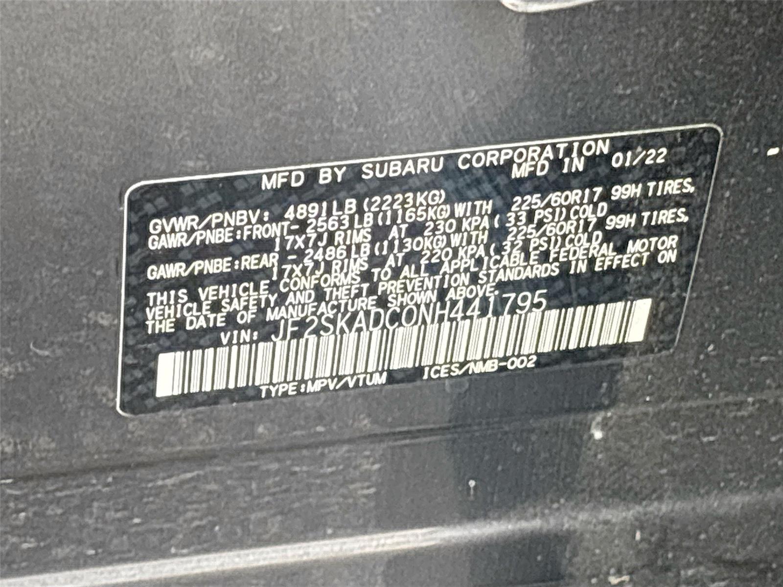 2022 Subaru Forester Premium