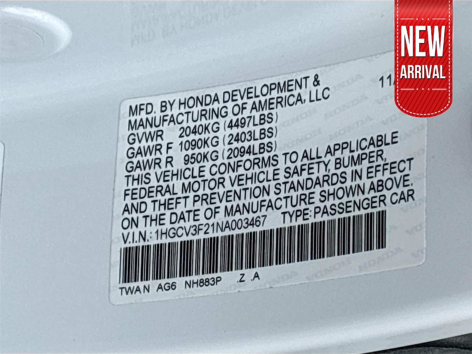 2022 Honda Accord Hybrid Sport