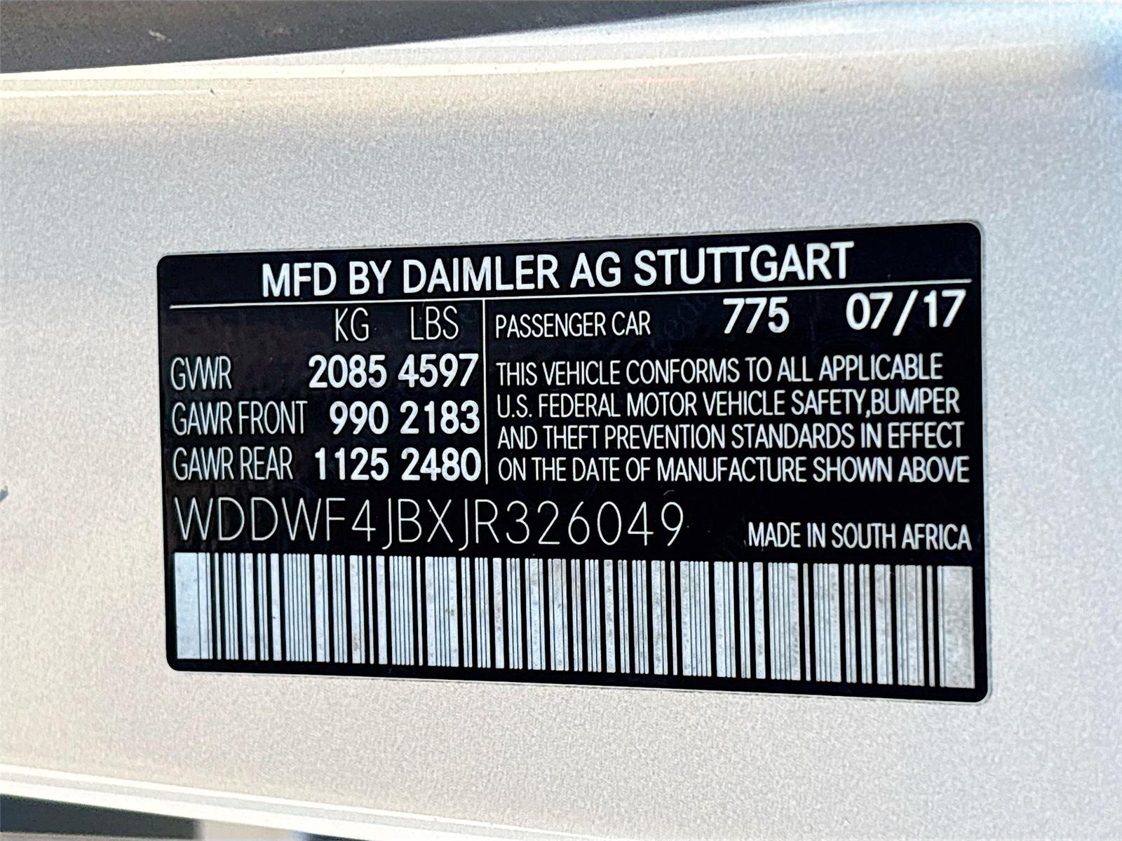 2018 Mercedes-Benz C-Class C 300