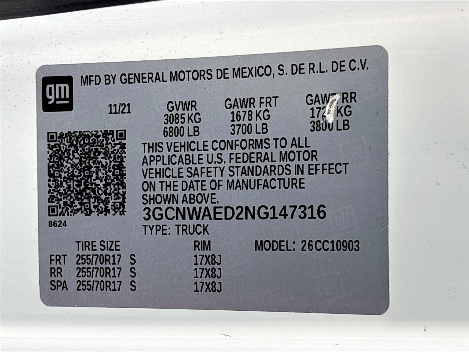 2022 Chevrolet Silverado 1500 LTD Work Truck