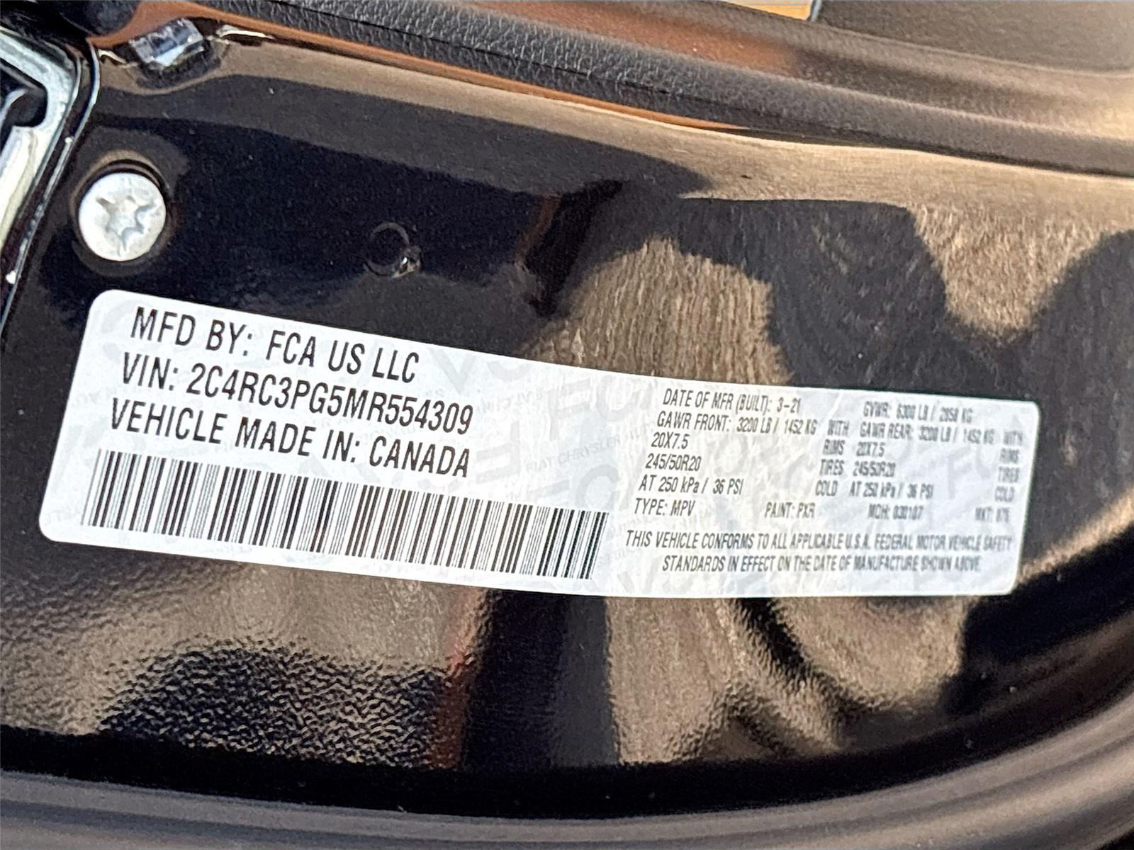 2021 Chrysler Pacifica Pinnacle