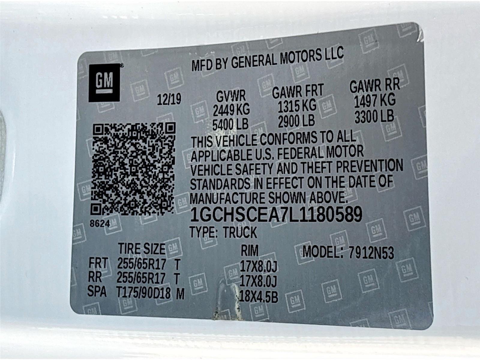 2020 Chevrolet Colorado 2WD LT