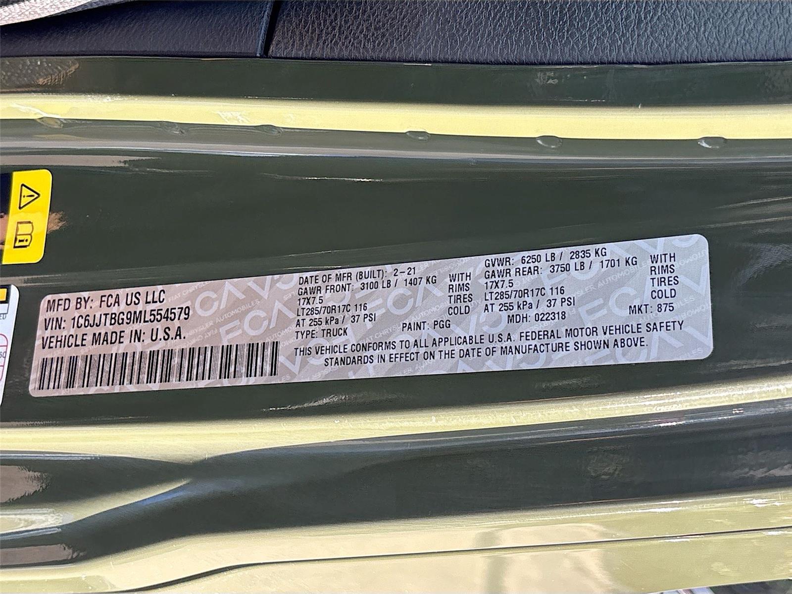 2021 Jeep Gladiator Rubicon