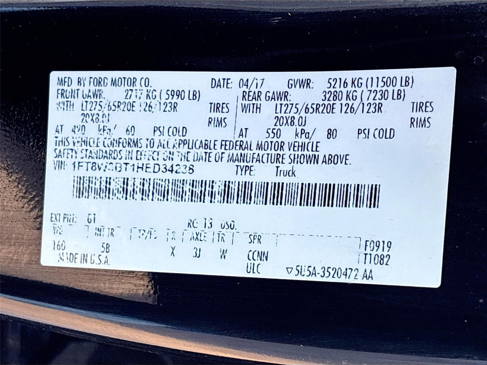 2017 Ford F-350 Super Duty Lariat