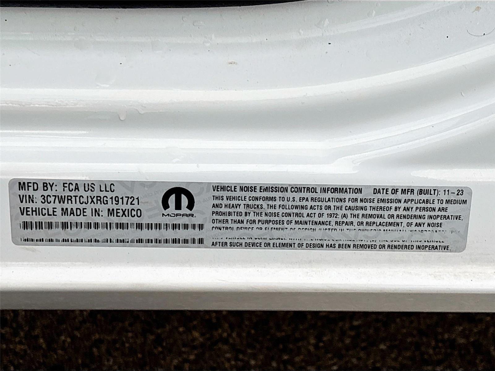 2024 Ram 3500 Chassis Cab Tradesman