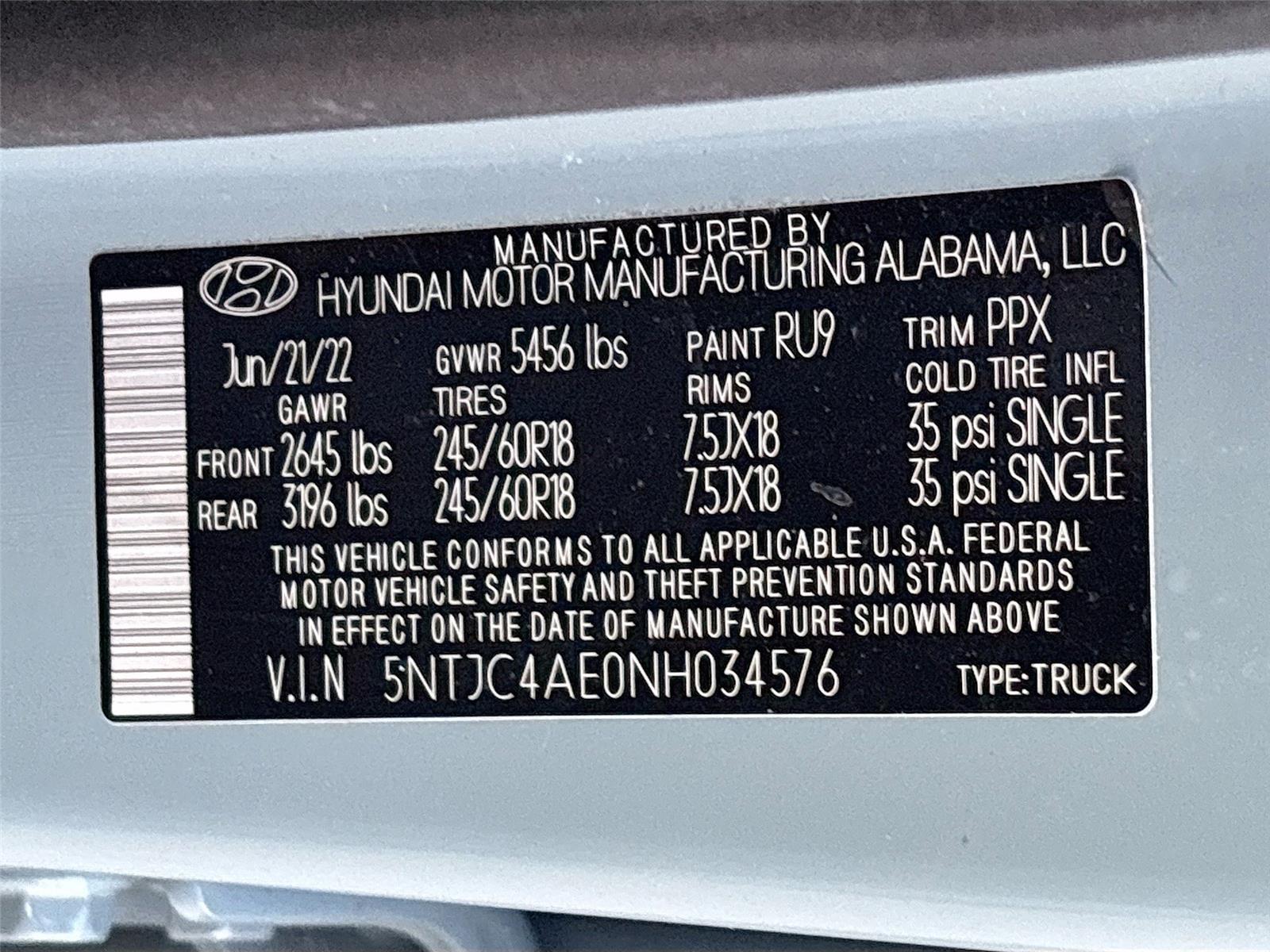 2022 Hyundai Santa Cruz SEL