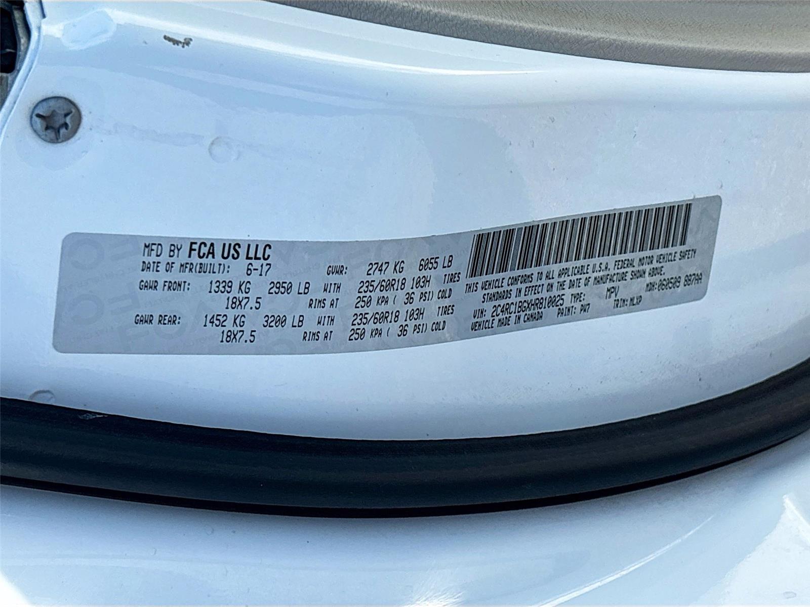 2017 Chrysler Pacifica Touring-L