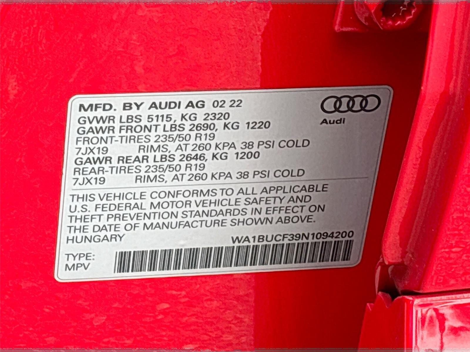 2022 Audi Q3 Premium Plus