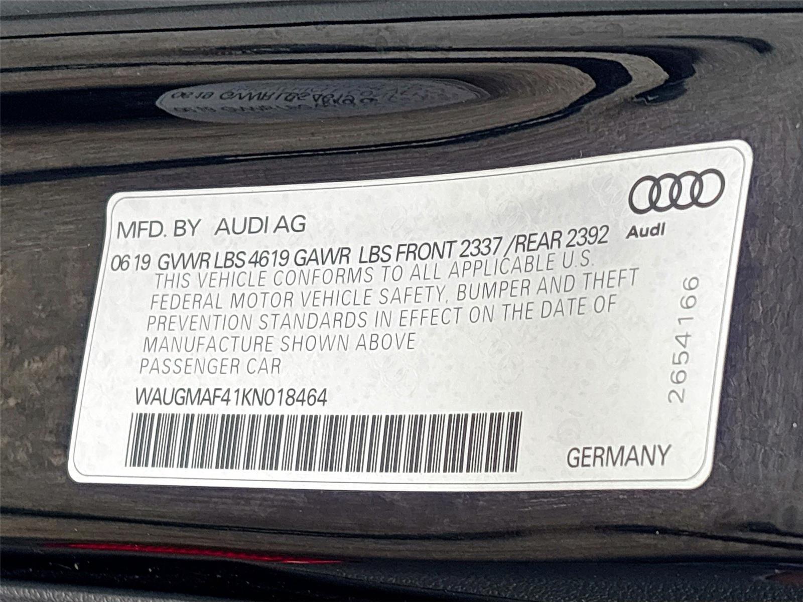 2019 Audi A4 Premium