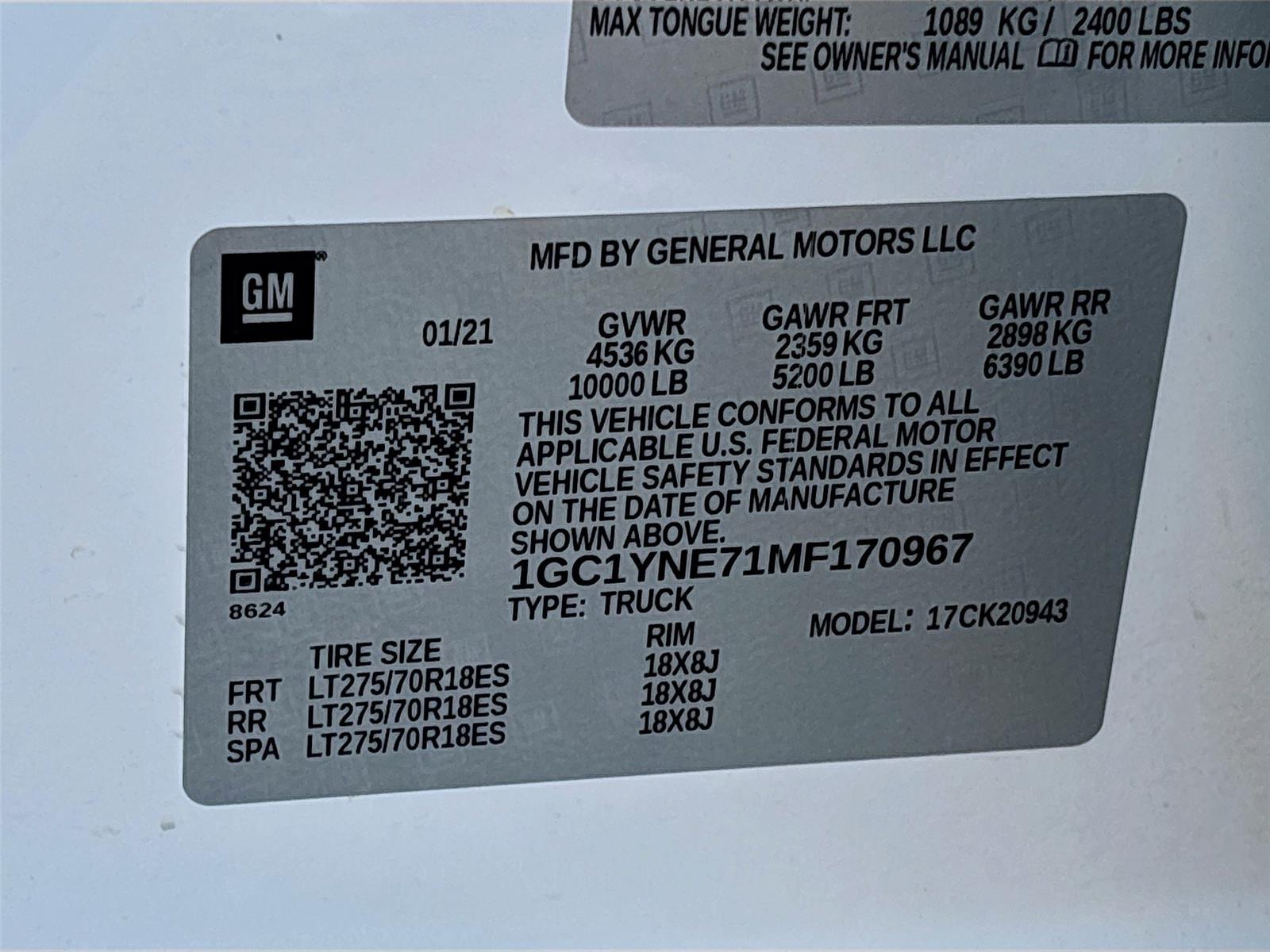 2021 Chevrolet Silverado 2500HD LT