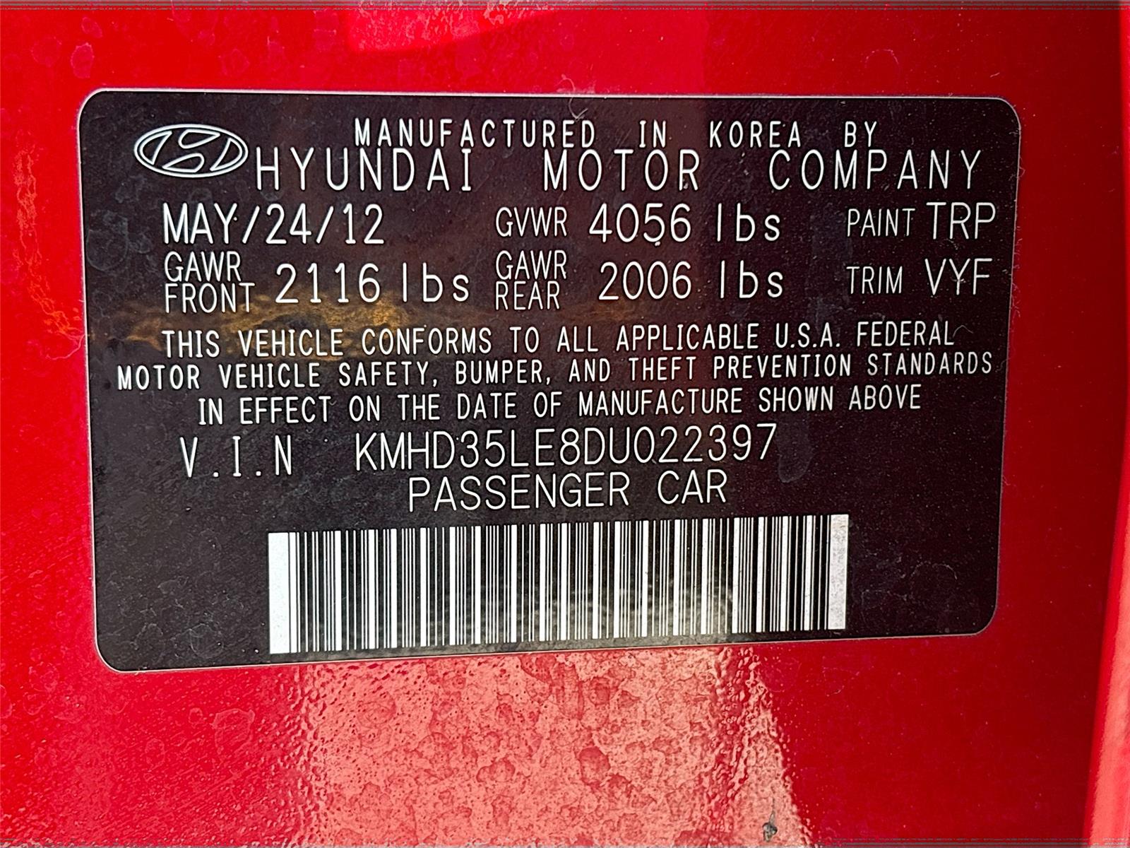 2013 Hyundai Elantra GT