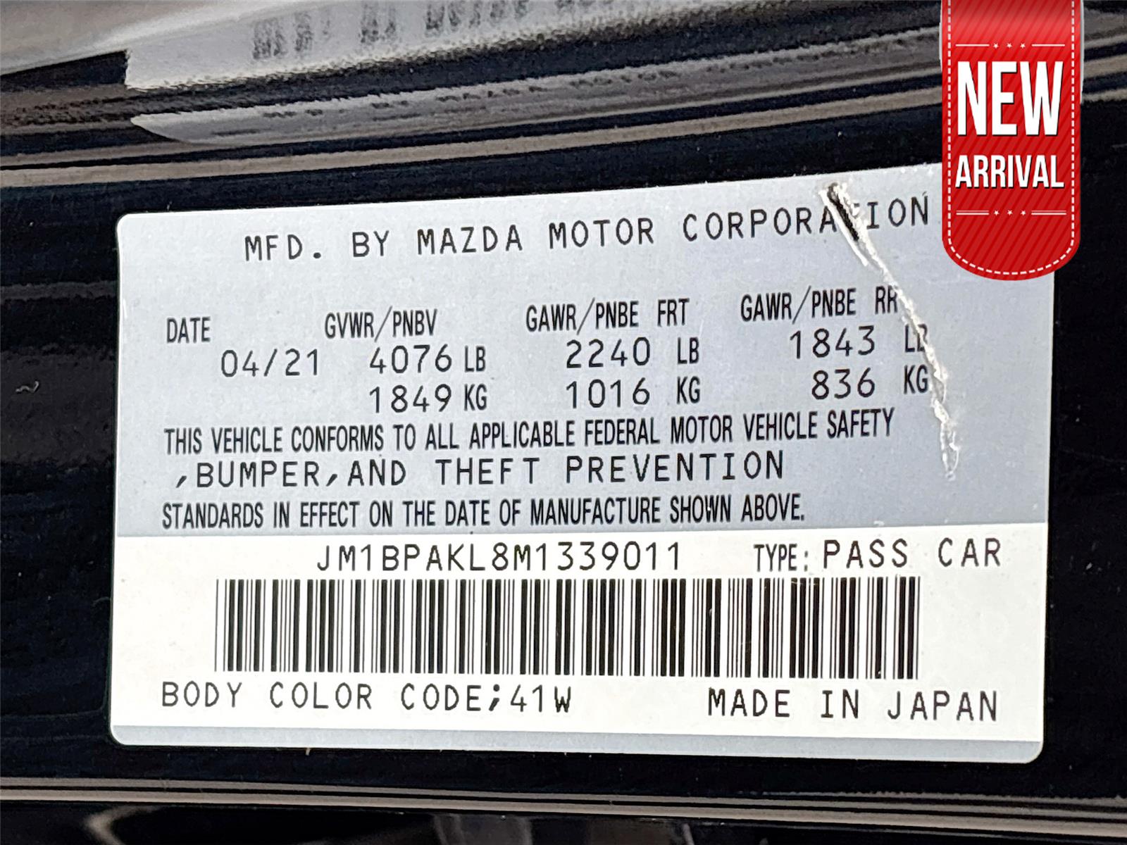 2021 Mazda Mazda3 Hatchback Select