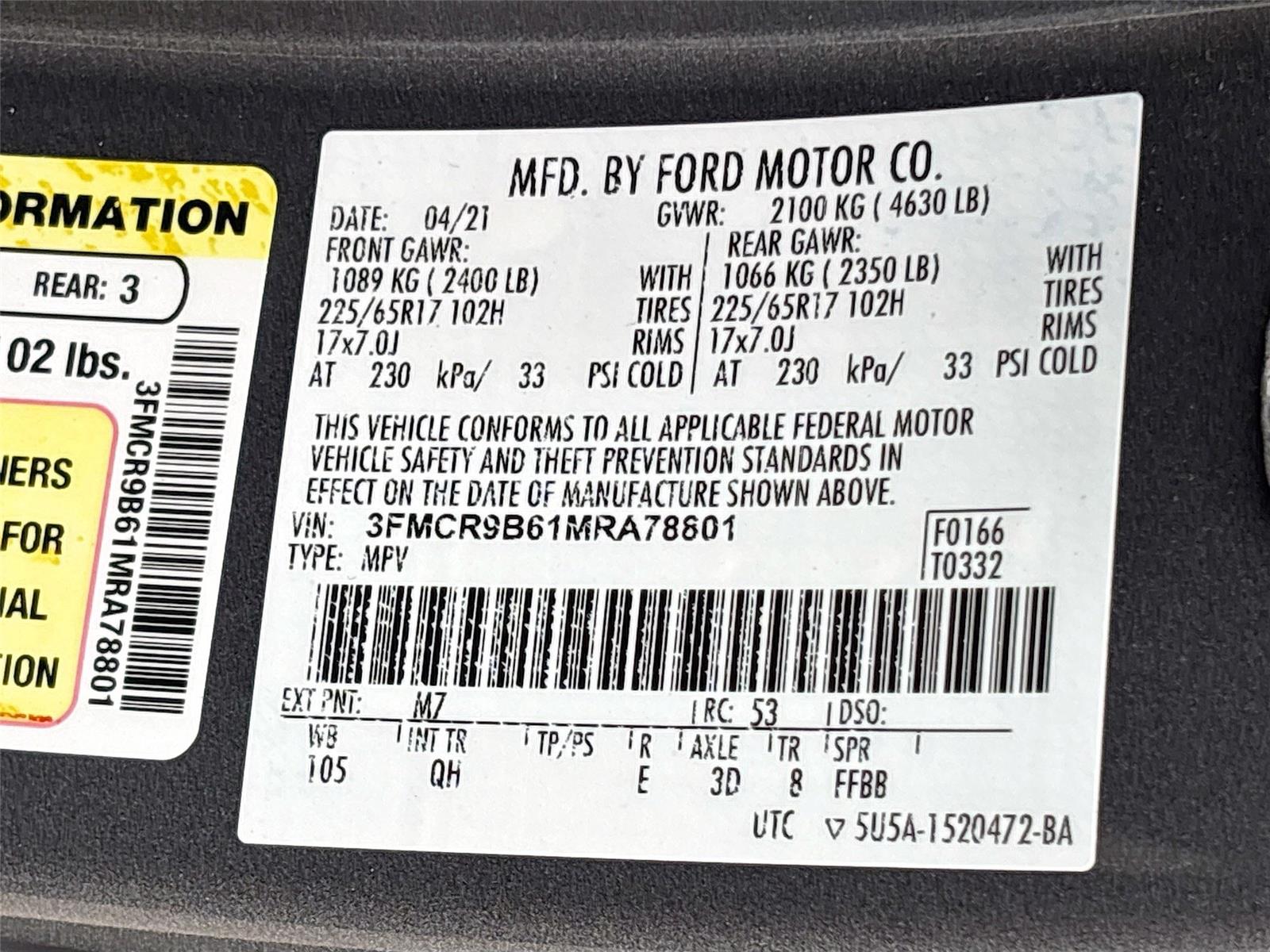 2021 Ford Bronco Sport Big Bend