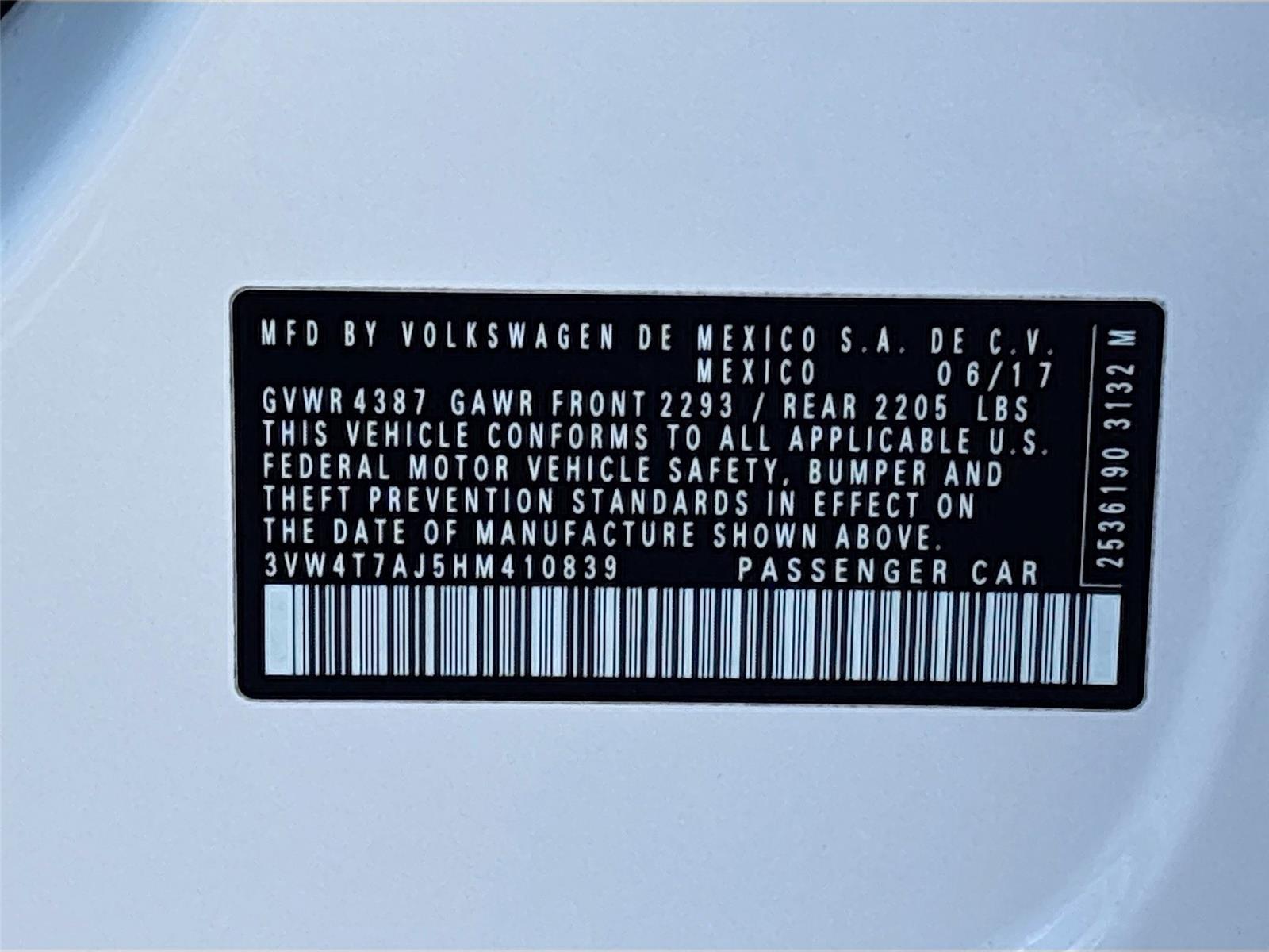 2017 Volkswagen Jetta GLI