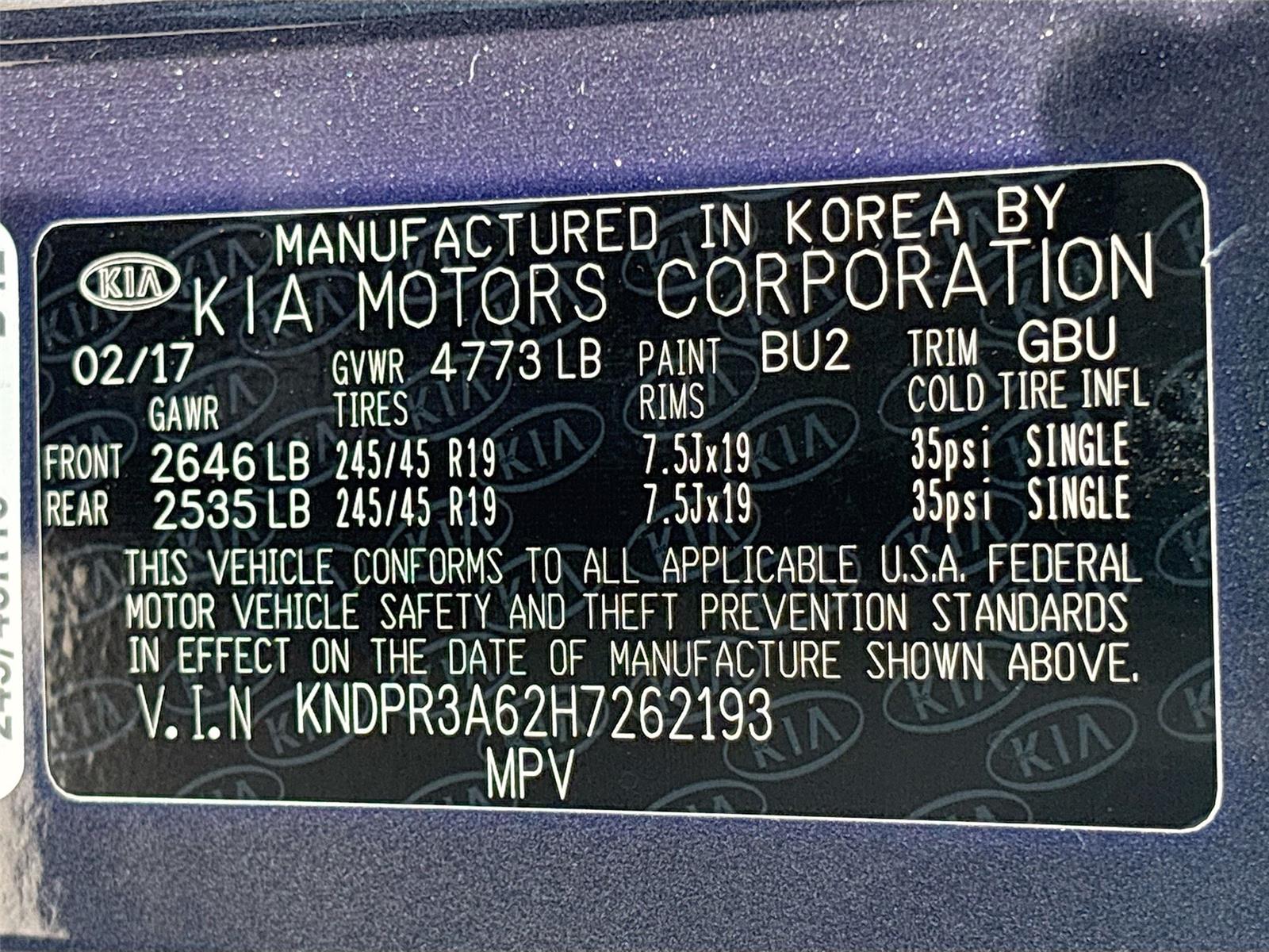 2017 Kia Sportage SX Turbo