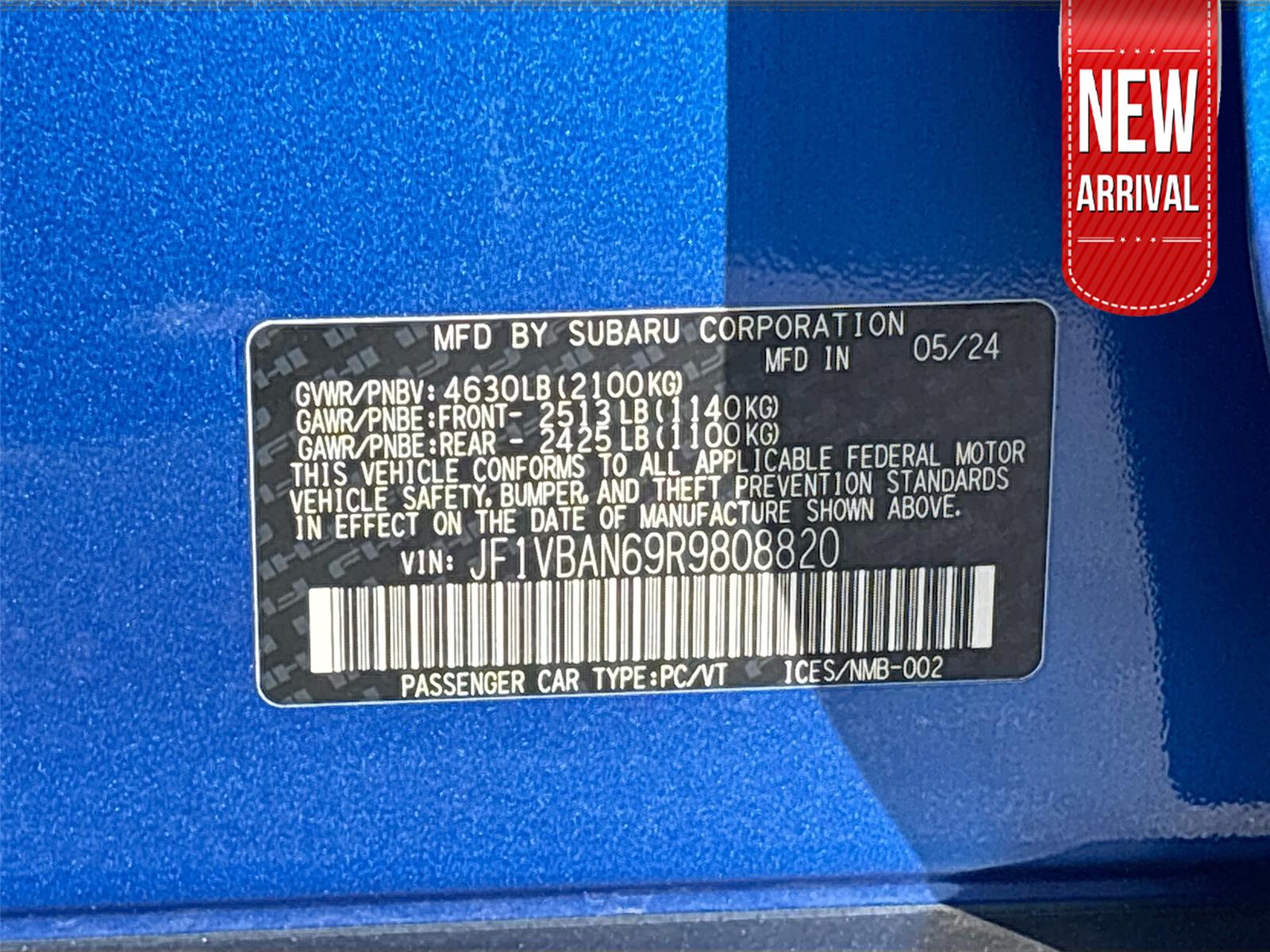 2024 Subaru WRX Limited