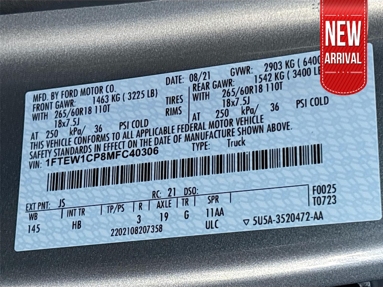 2021 Ford F-150 LARIAT